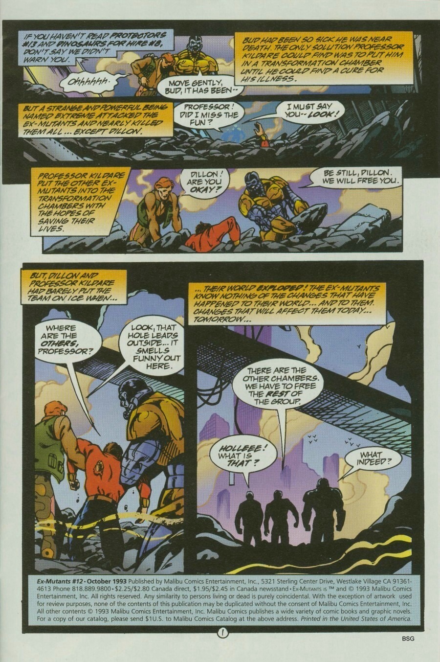 Read online Ex-Mutants comic -  Issue #12 - 3