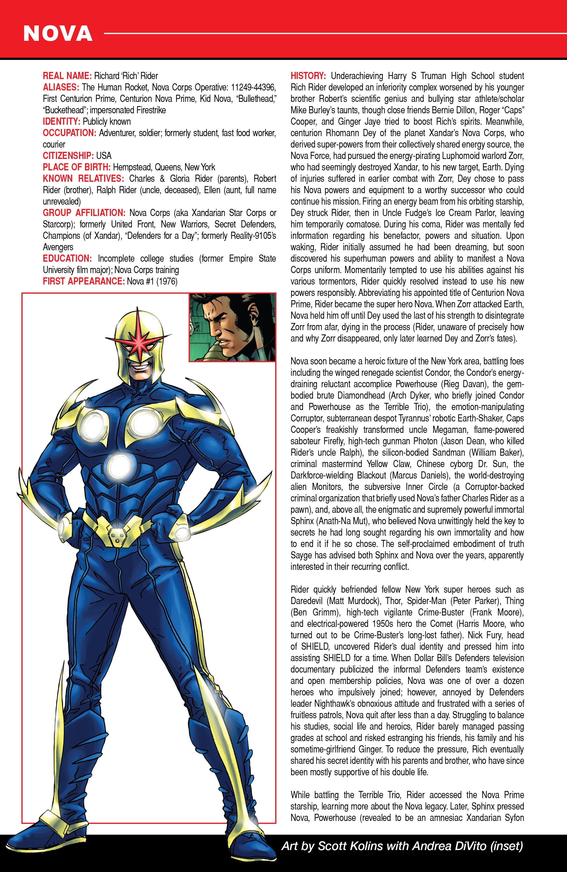 Read online Nova: Origin of Richard Rider comic -  Issue # Full - 45