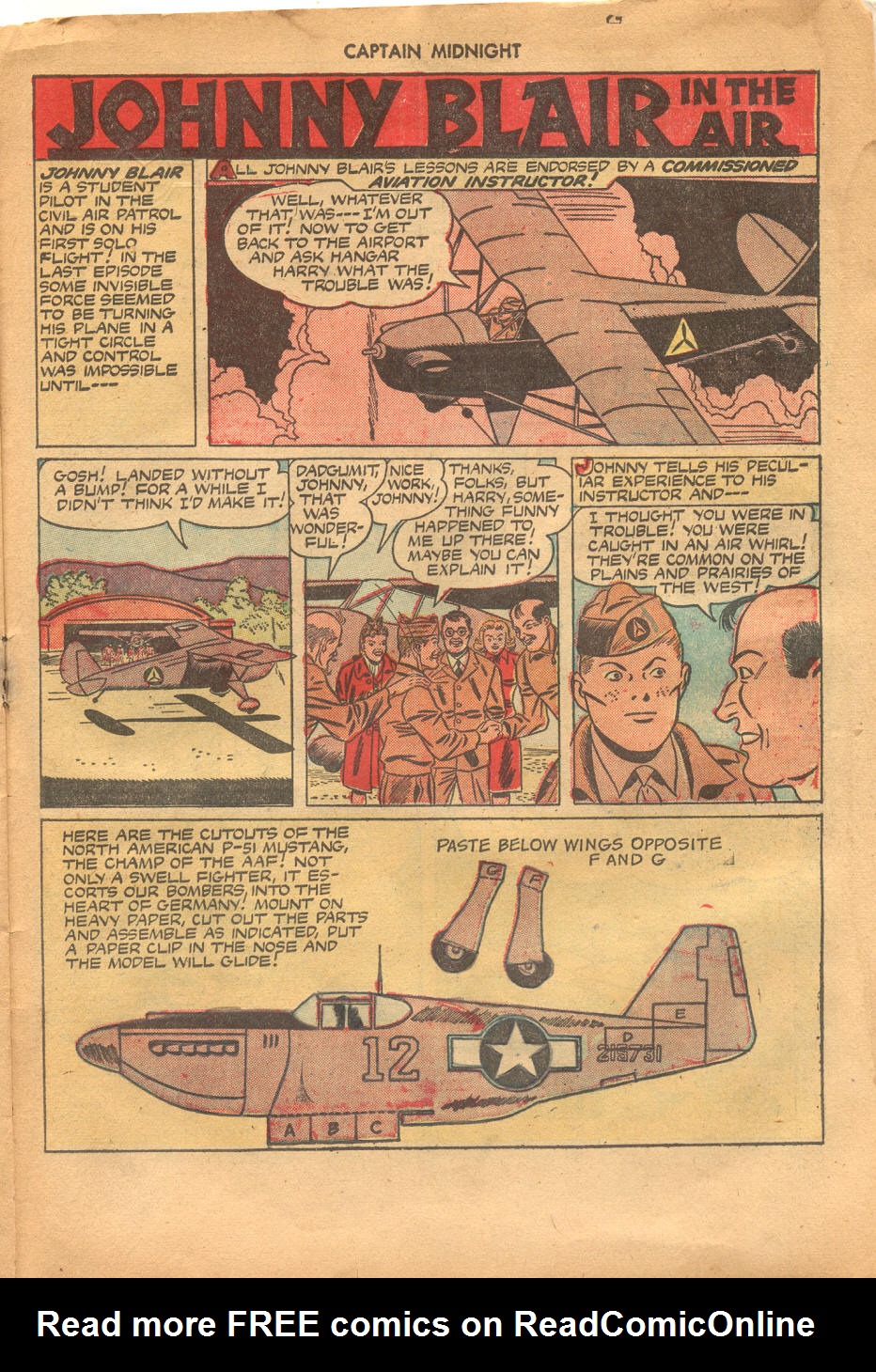 Read online Captain Midnight (1942) comic -  Issue #23 - 23