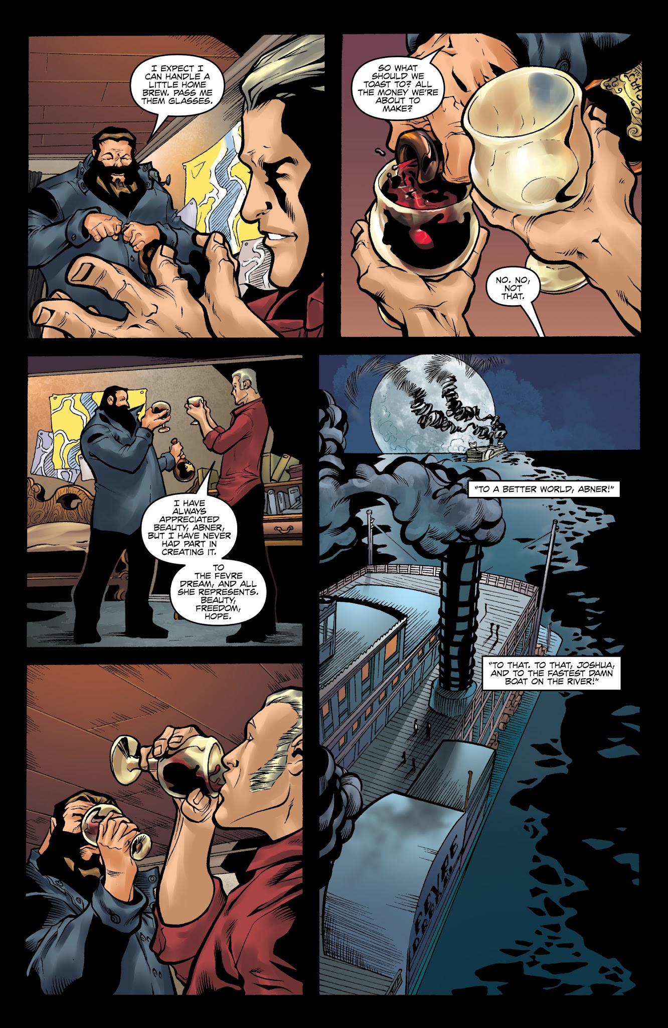 Read online George R.R. Martin's Fevre Dream comic -  Issue #1 - 25