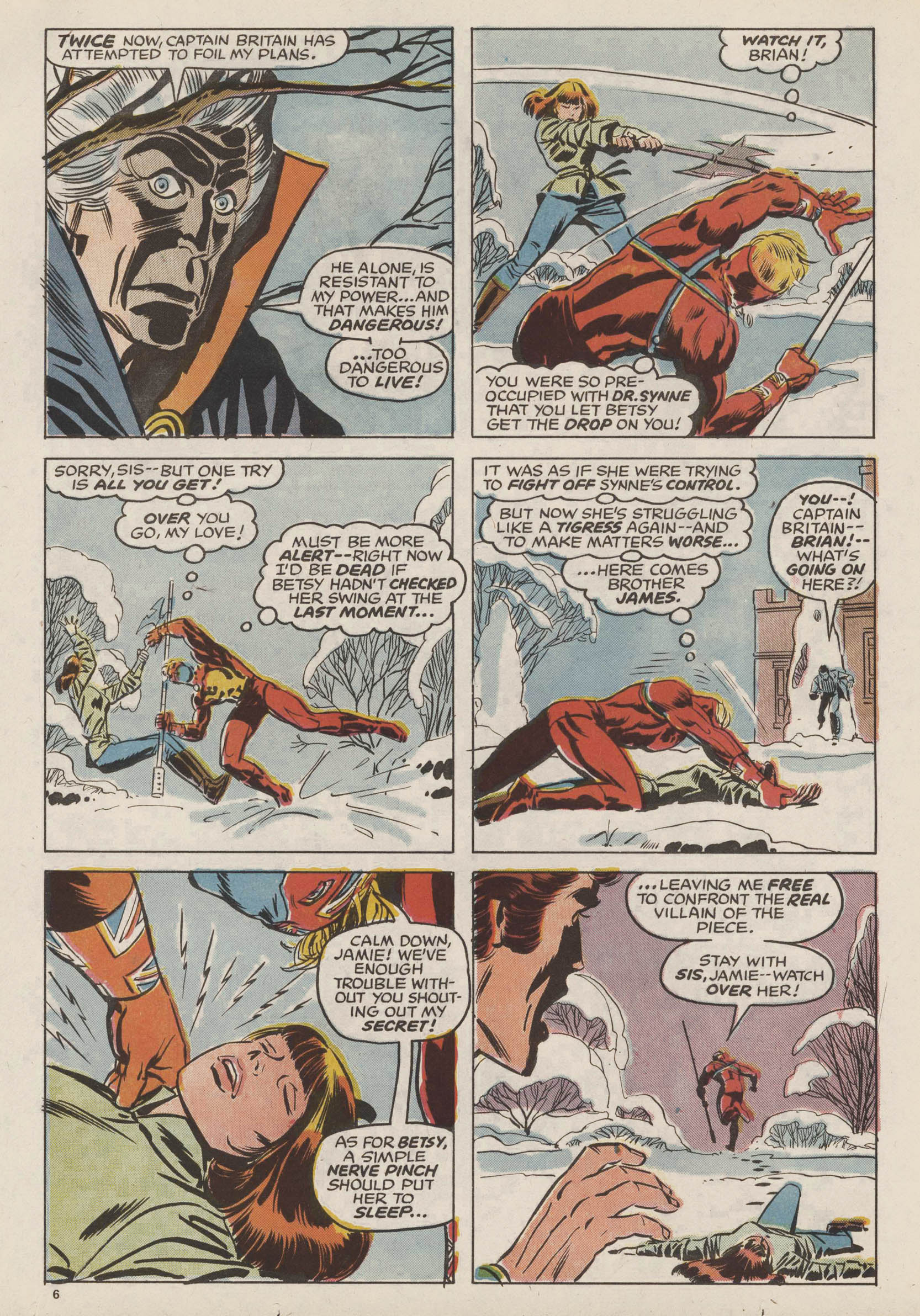 Read online Captain Britain (1976) comic -  Issue #10 - 6