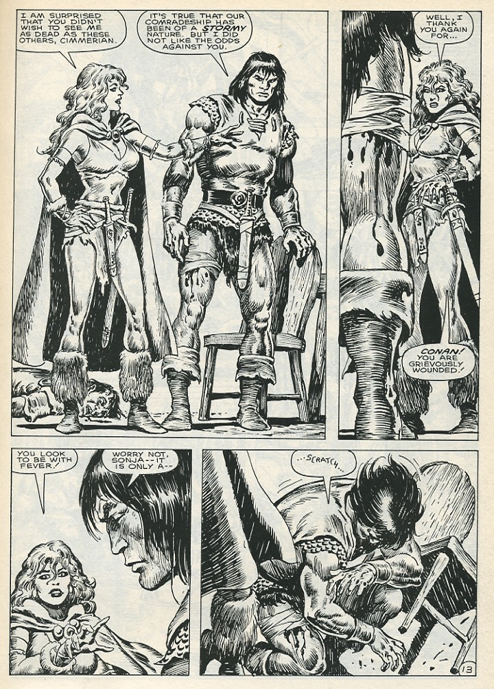 Read online The Savage Sword Of Conan comic -  Issue #144 - 19