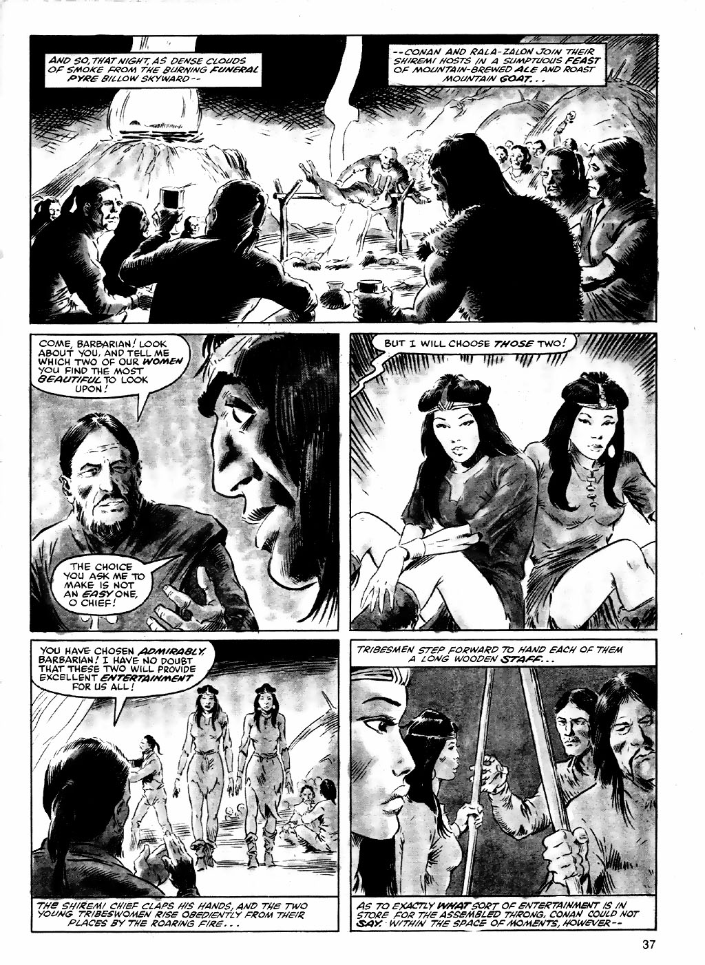 Read online The Savage Sword Of Conan comic -  Issue #84 - 37