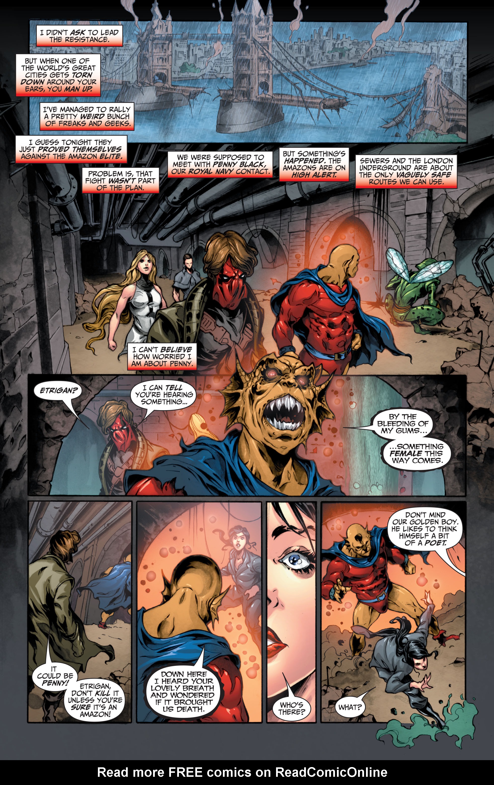 Read online Flashpoint: The World of Flashpoint Featuring Wonder Woman comic -  Issue # Full - 155