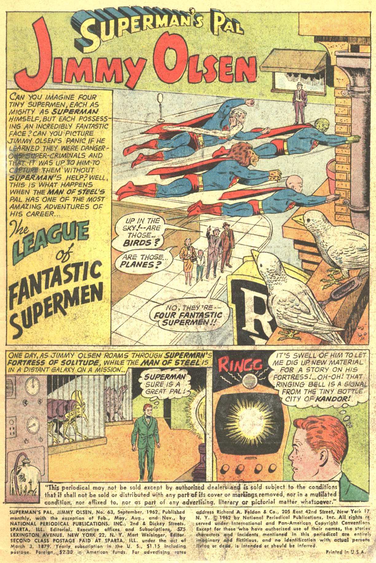 Read online Superman's Pal Jimmy Olsen comic -  Issue #63 - 3