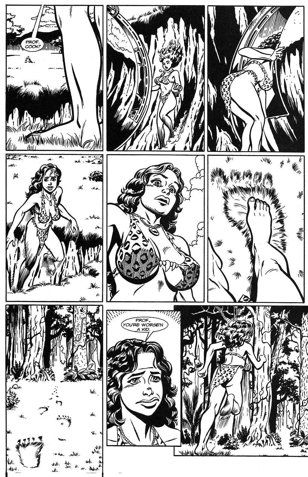 Read online Cavewoman: Missing Link comic -  Issue #4 - 11