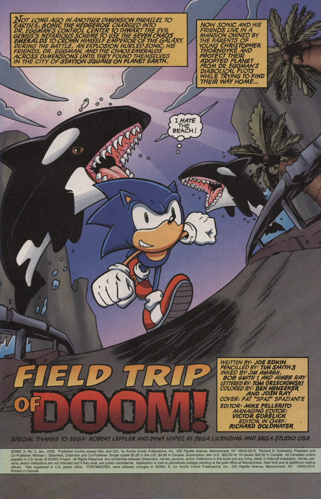 Read online Sonic X comic -  Issue #3 - 3