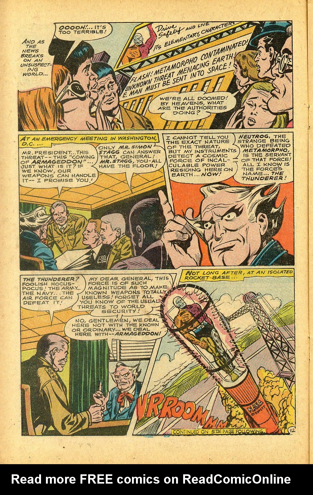 Read online Metamorpho comic -  Issue #14 - 16