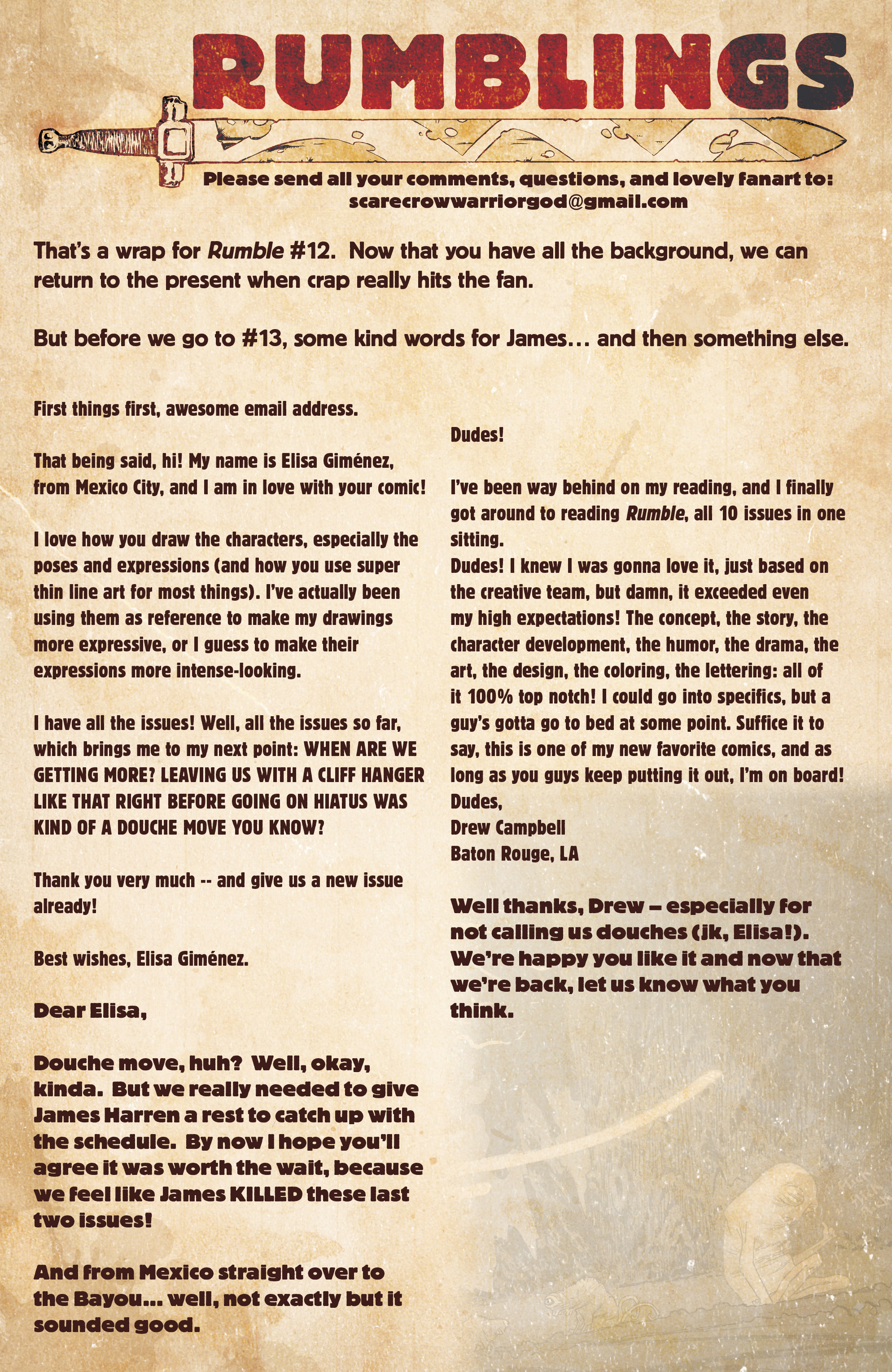 Read online Rumble comic -  Issue #12 - 26