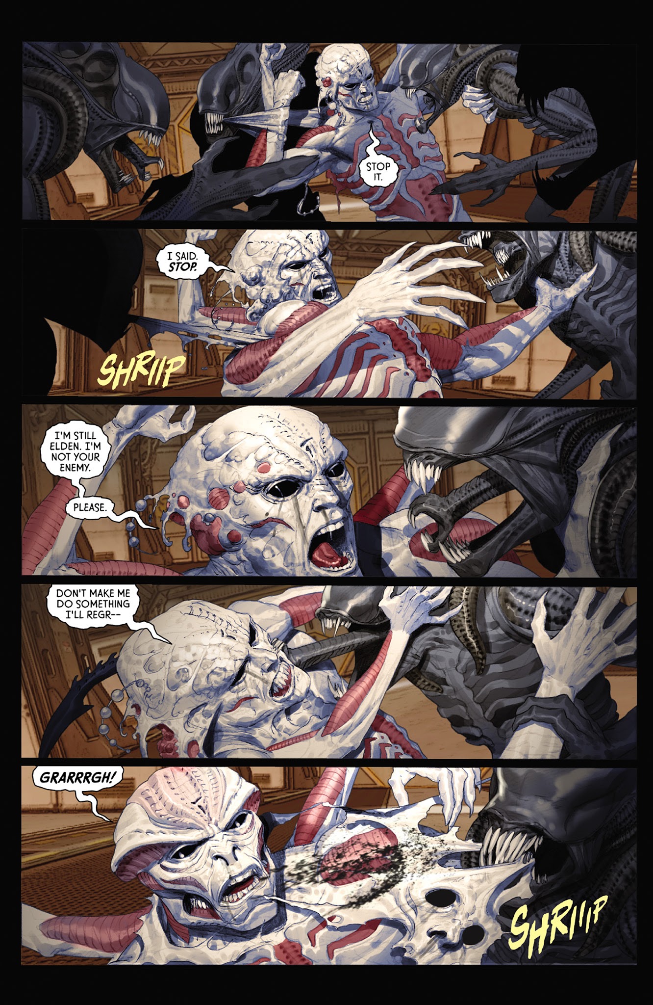 Read online Alien vs. Predator: Fire and Stone comic -  Issue #3 - 3