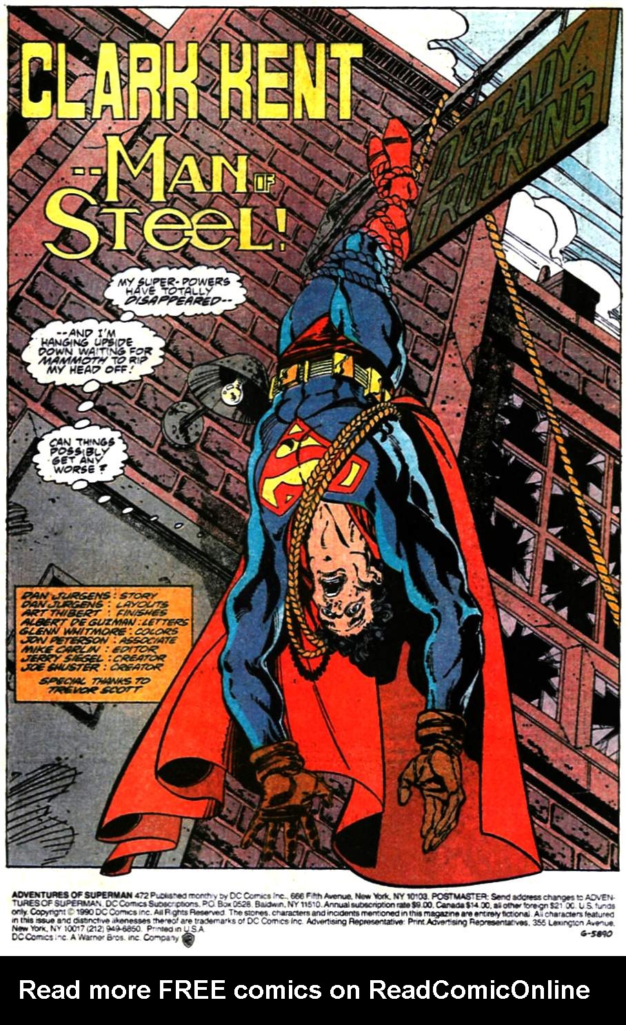 Read online Adventures of Superman (1987) comic -  Issue #472 - 2