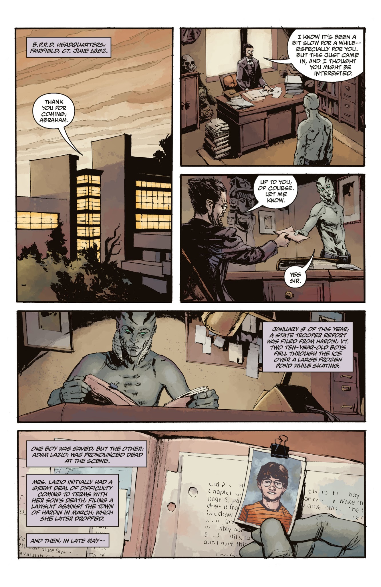 Read online Abe Sapien: The Devil Does Not Jest and Other Stories comic -  Issue # TPB - 10