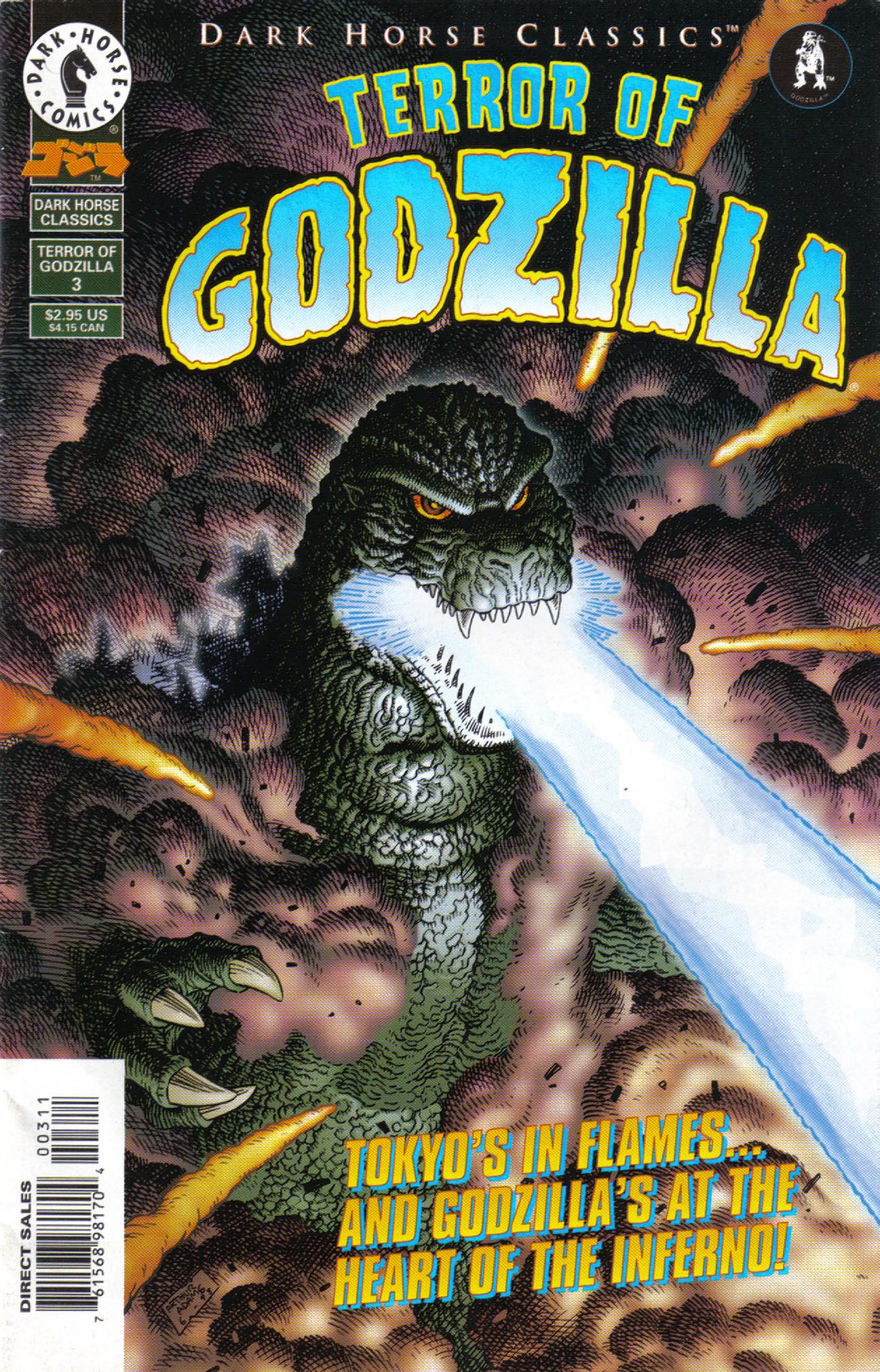 Read online Dark Horse Classics: Terror of Godzilla comic -  Issue #3 - 1