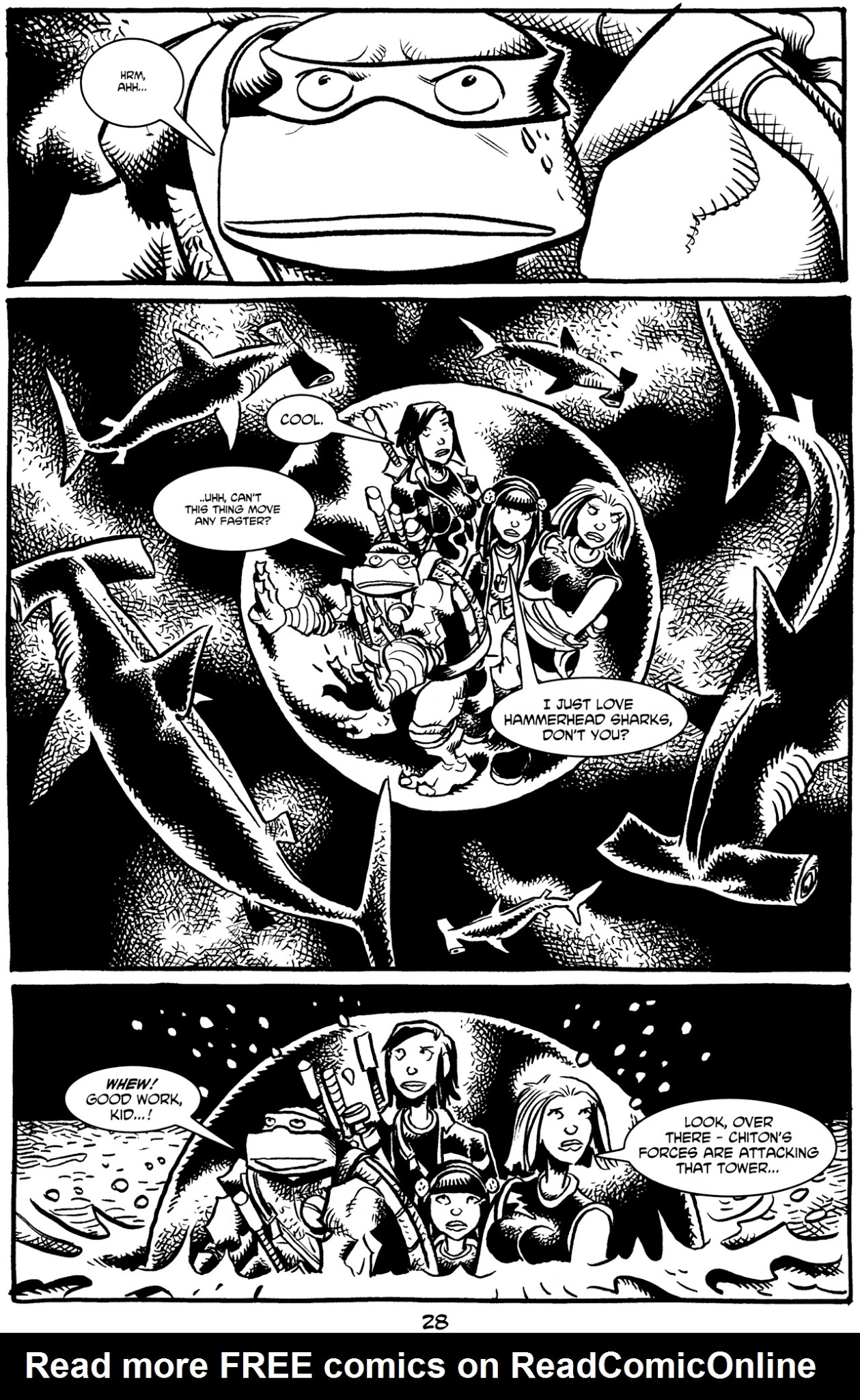 Read online Raphael Bad Moon Rising comic -  Issue #3 - 28