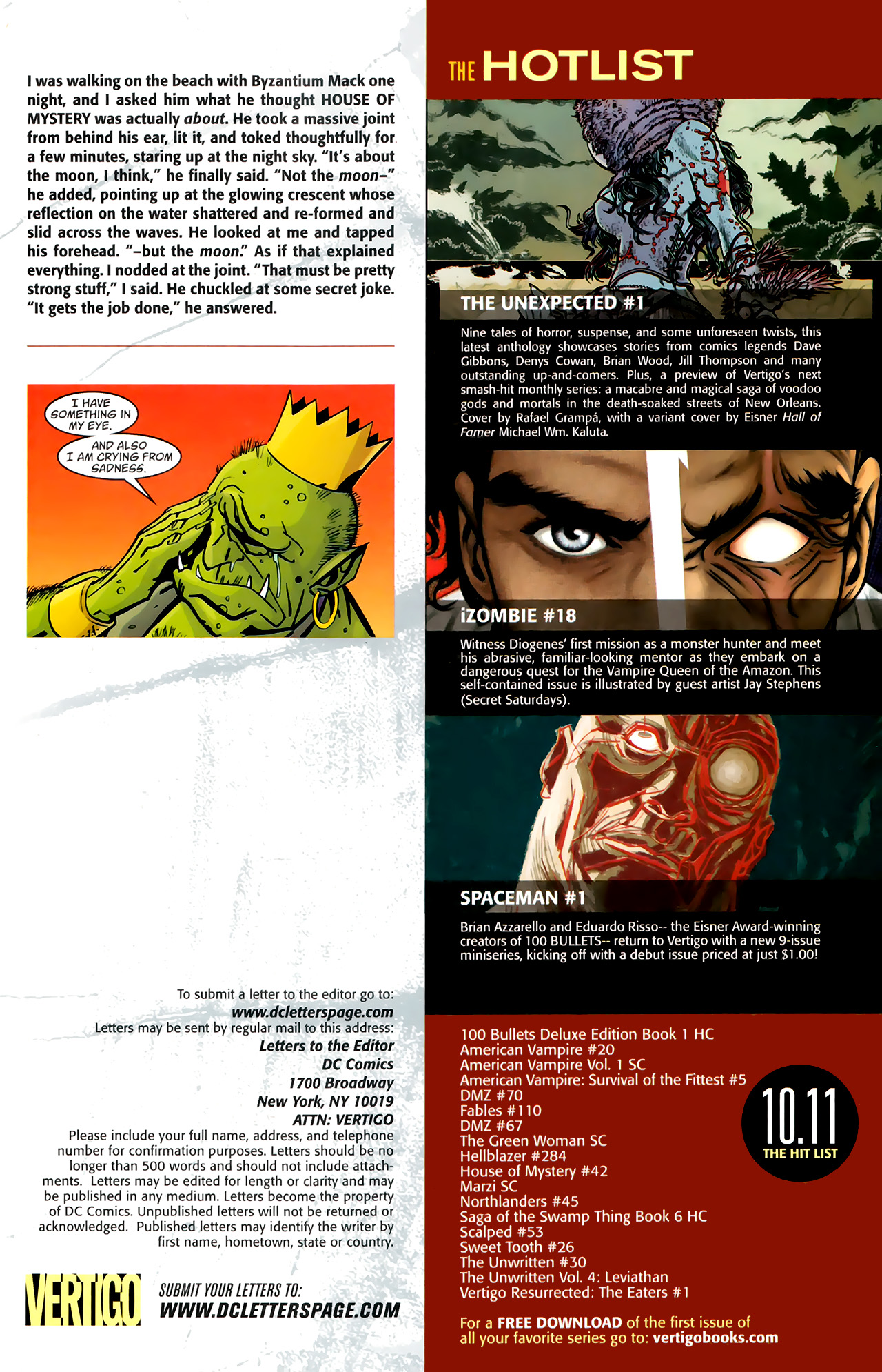 Read online House of Mystery (2008) comic -  Issue #42 - 23