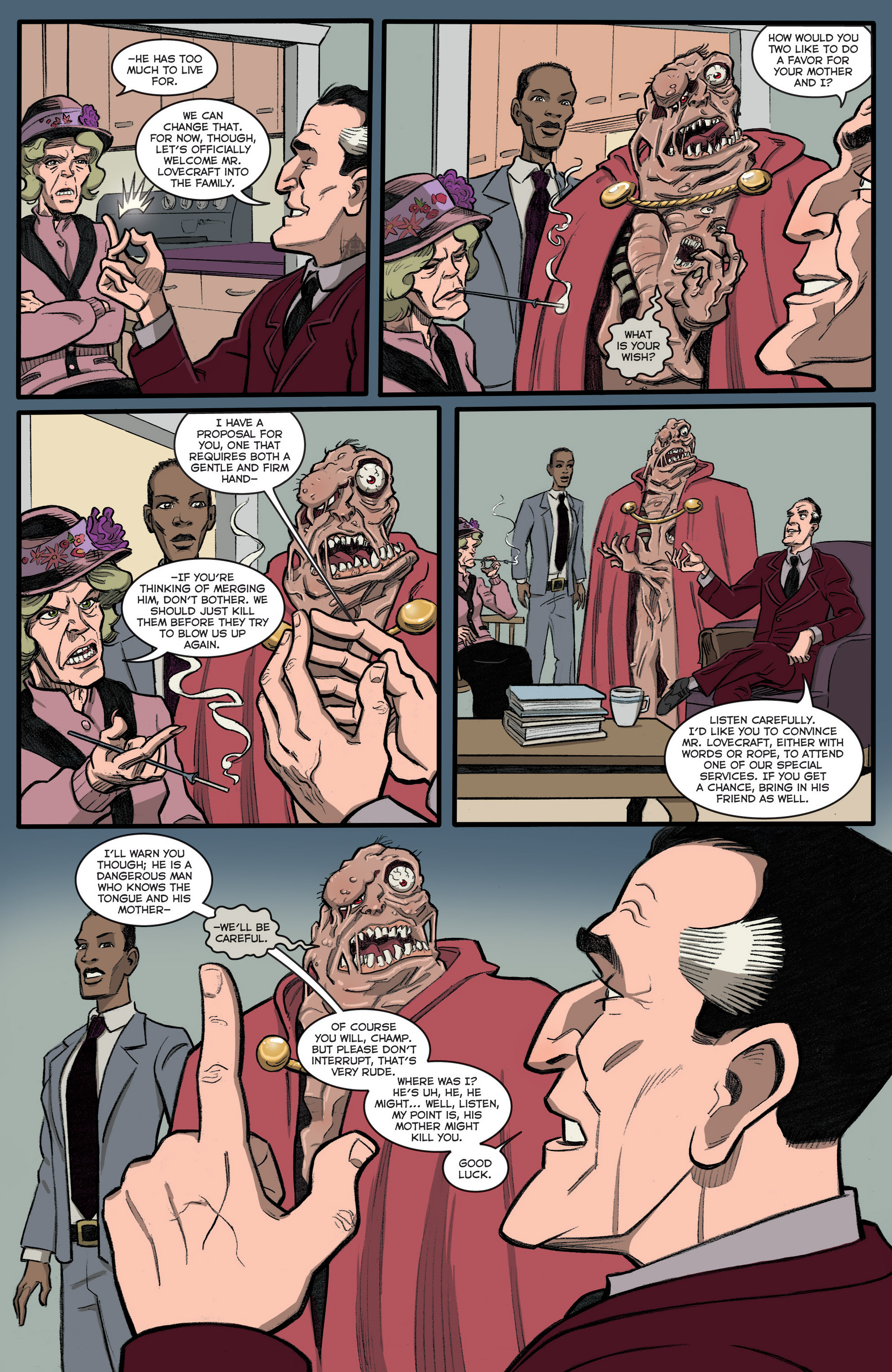 Read online Herald: Lovecraft and Tesla comic -  Issue #7 - 20