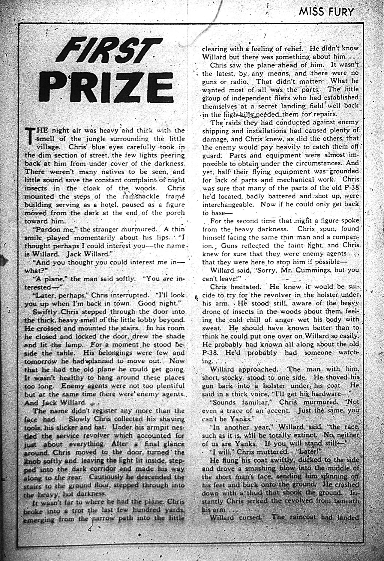 Read online Miss Fury (1942) comic -  Issue #4 - 26