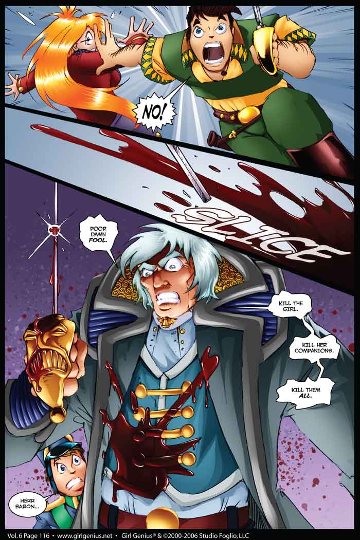 Read online Girl Genius (2002) comic -  Issue #6 - 117