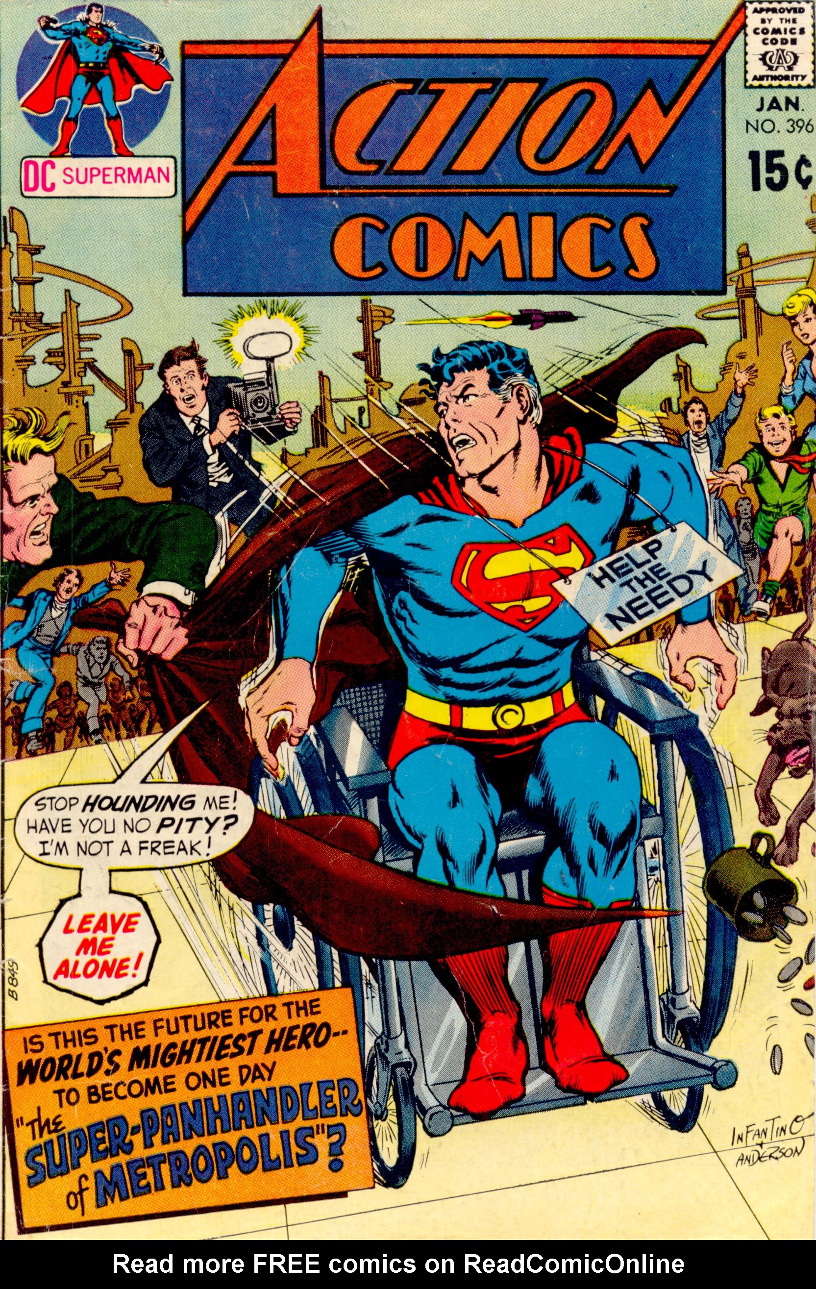Read online Action Comics (1938) comic -  Issue #396 - 1