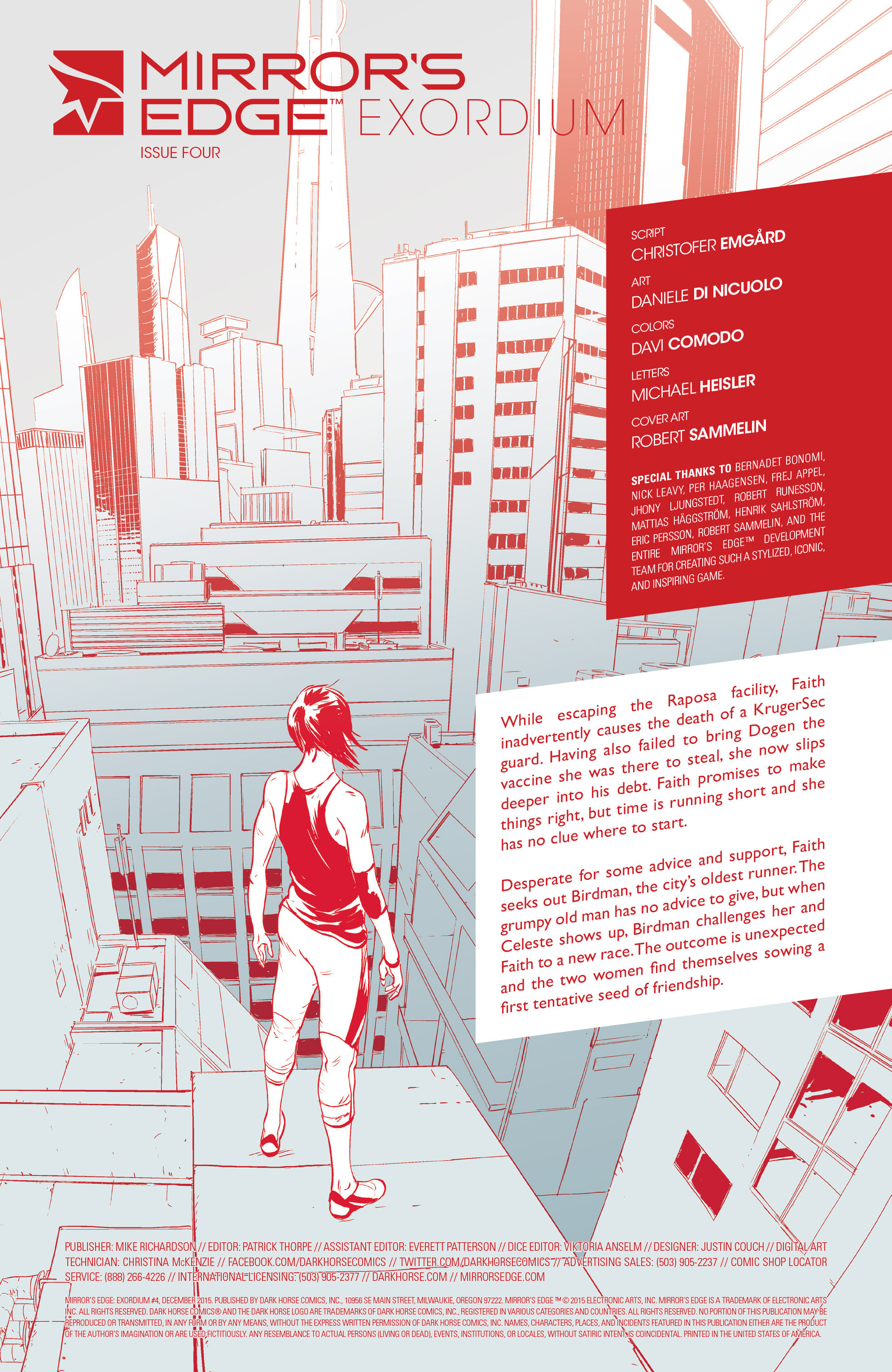 Read online Mirror's Edge: Exordium comic -  Issue #4 - 2