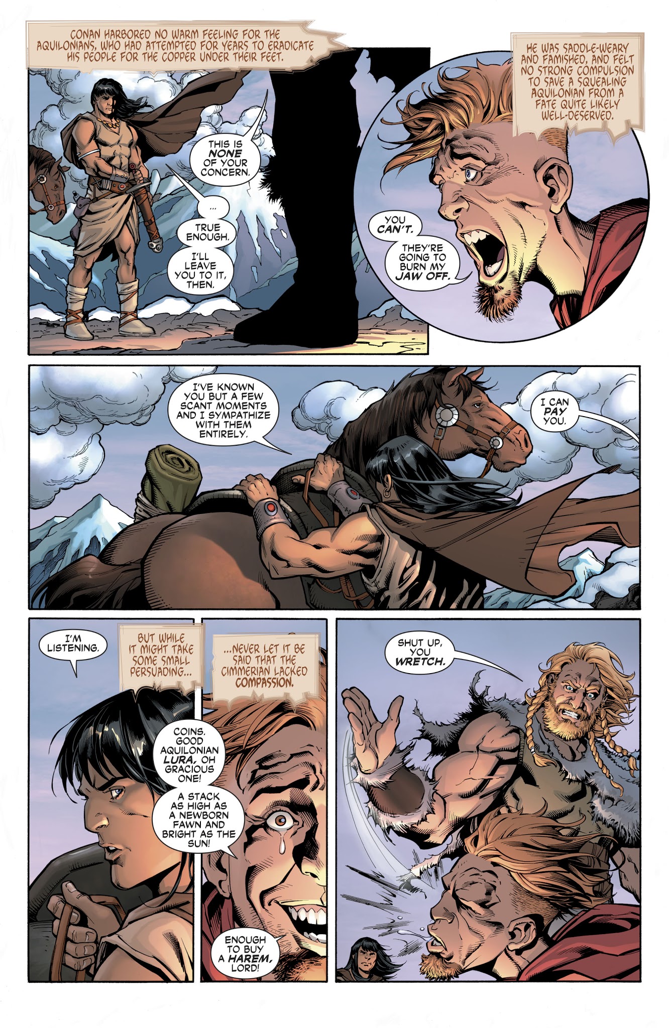 Read online Wonder Woman/Conan comic -  Issue #1 - 6