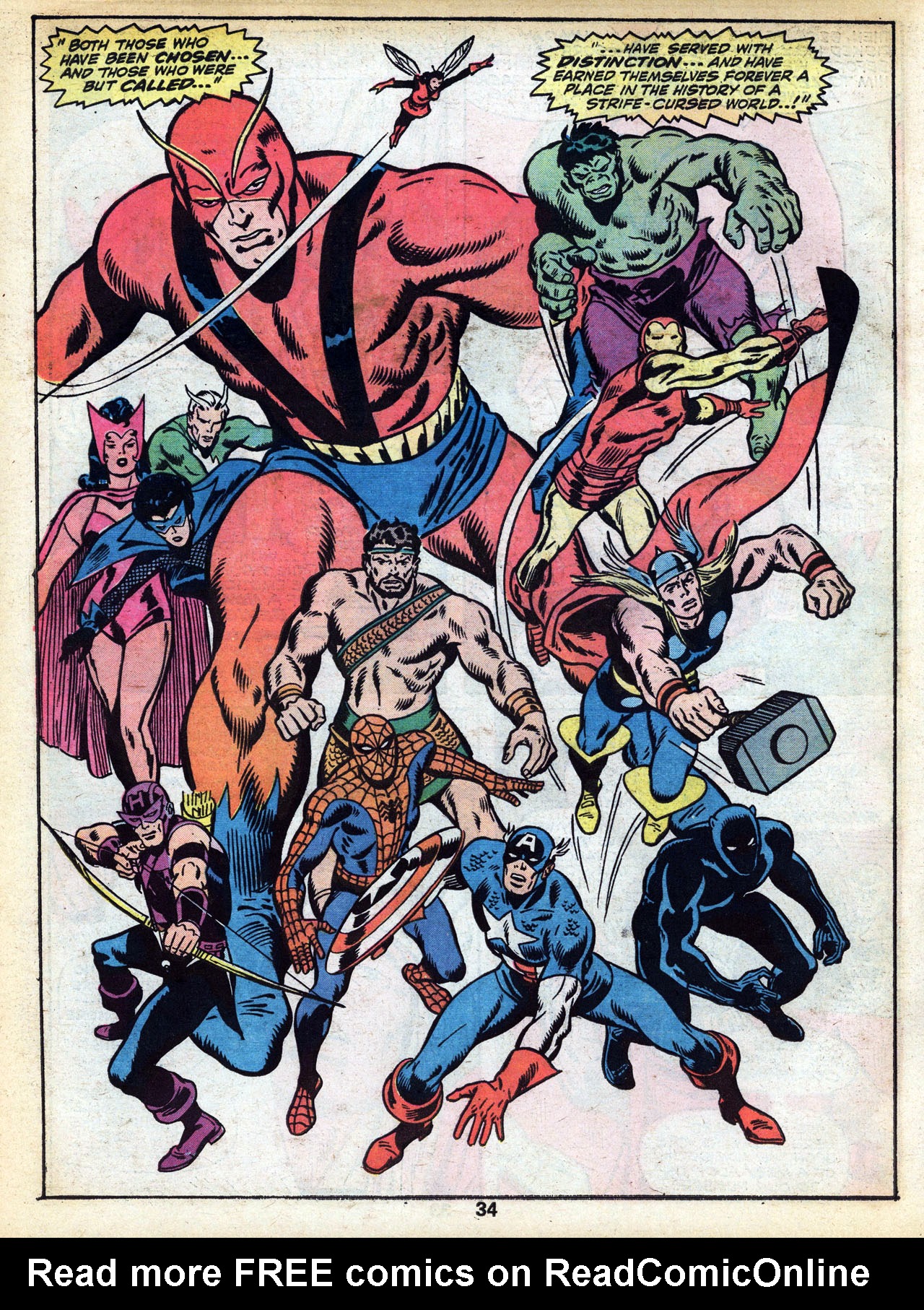 Read online Marvel Treasury Edition comic -  Issue #13 - 34