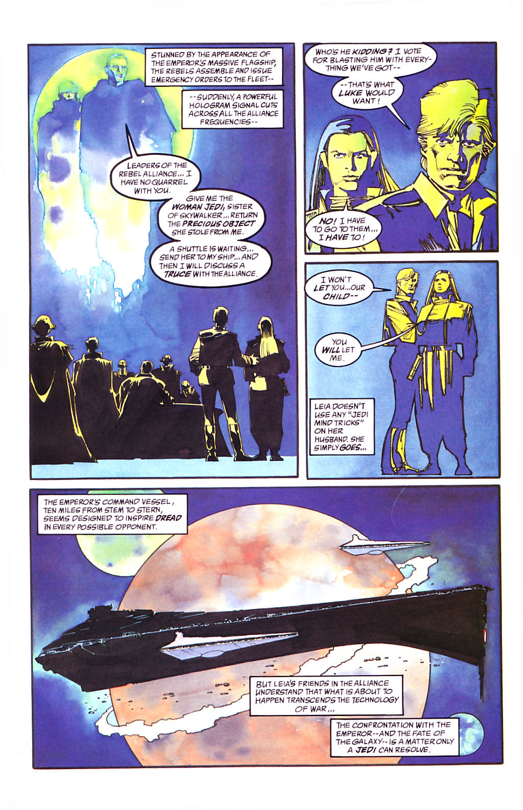 Read online Star Wars: Dark Empire comic -  Issue #6 - 17
