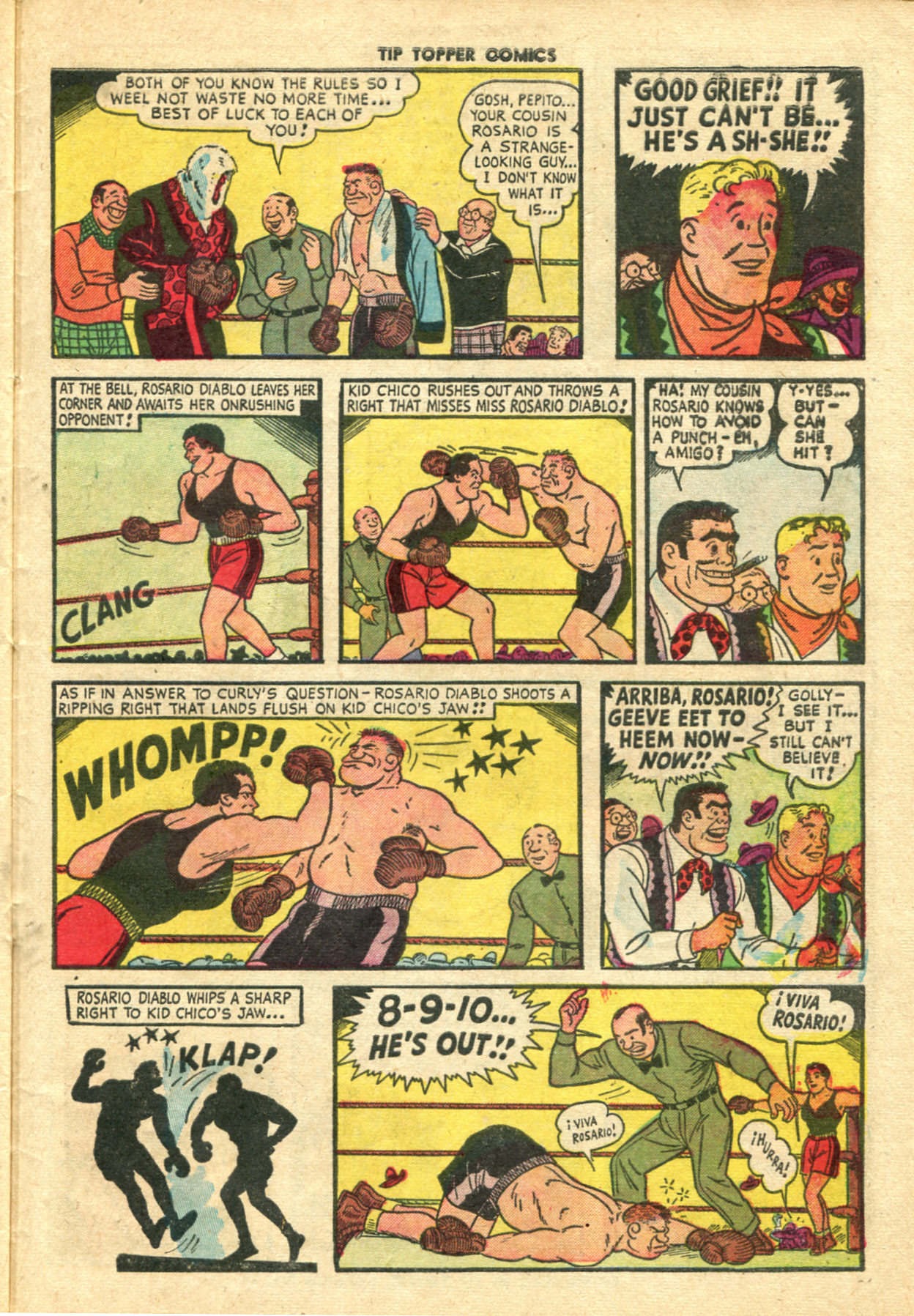 Read online Tip Topper Comics comic -  Issue #23 - 25