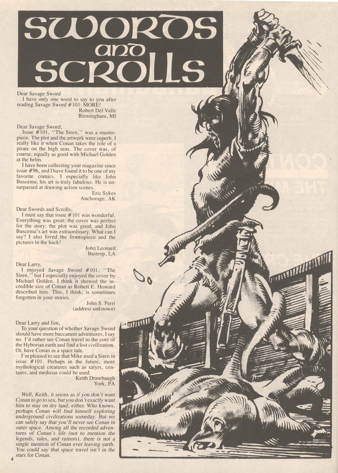 Read online The Savage Sword Of Conan comic -  Issue #105 - 3