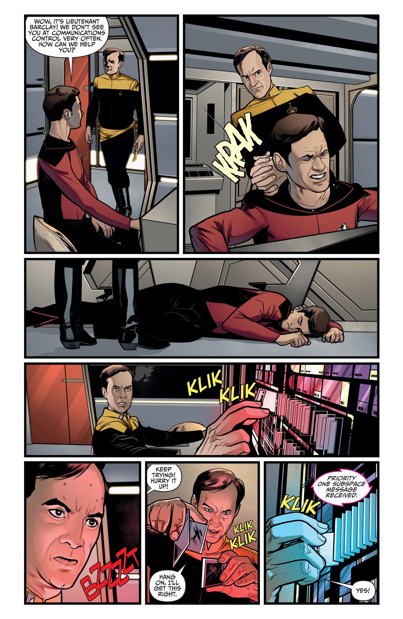 Read online Star Trek: The Next Generation: Through the Mirror comic -  Issue #3 - 5