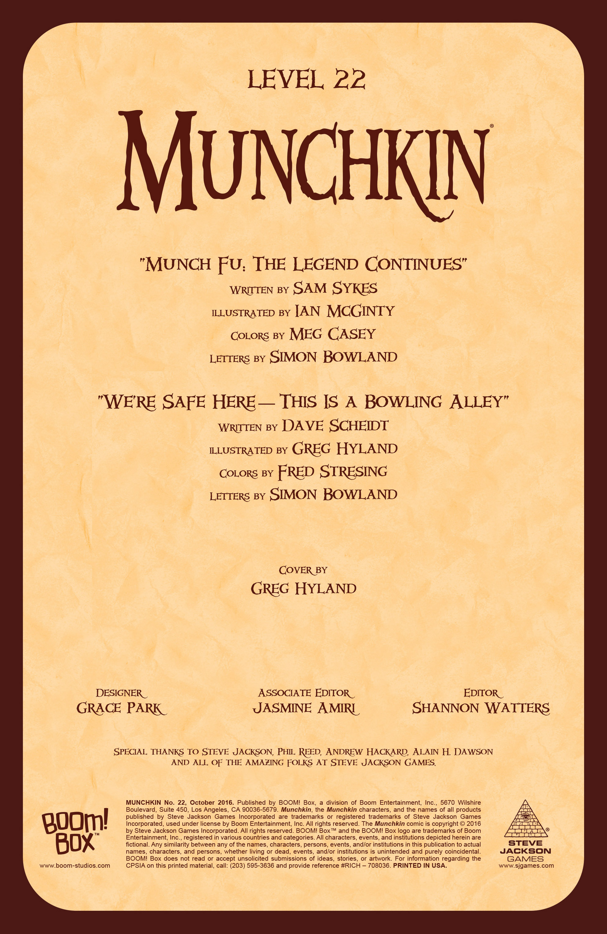 Read online Munchkin comic -  Issue #22 - 2