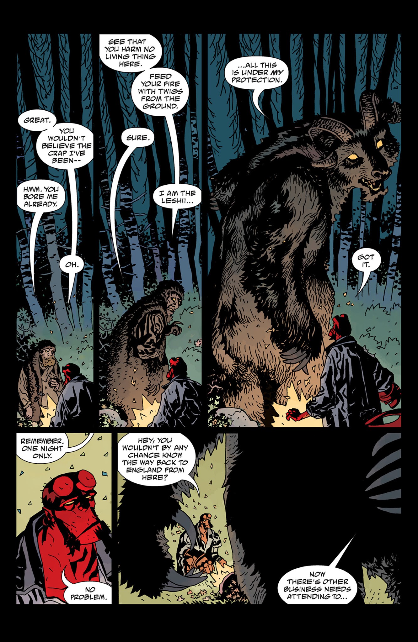 Read online Hellboy: Darkness Calls comic -  Issue # TPB - 72