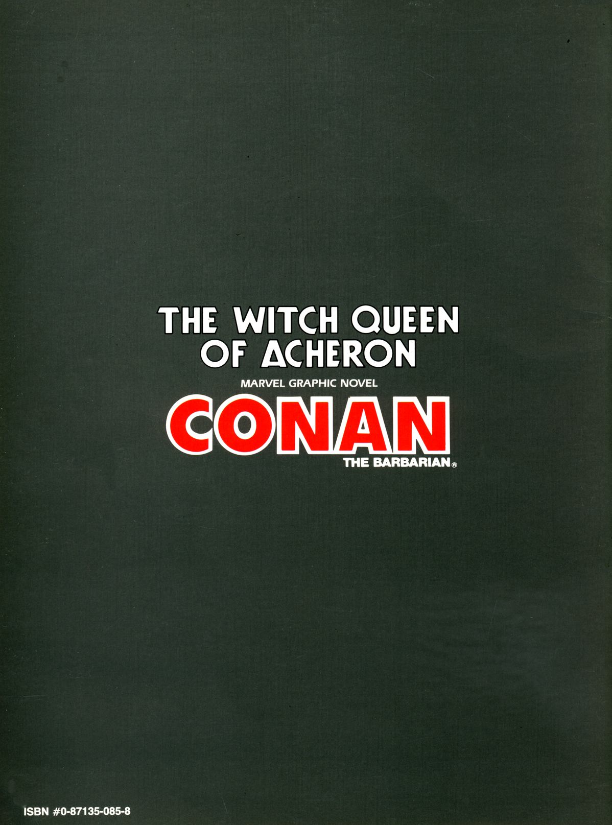 Read online Marvel Graphic Novel comic -  Issue #19 - Conan - The  Witch Queen of Acheron - 65