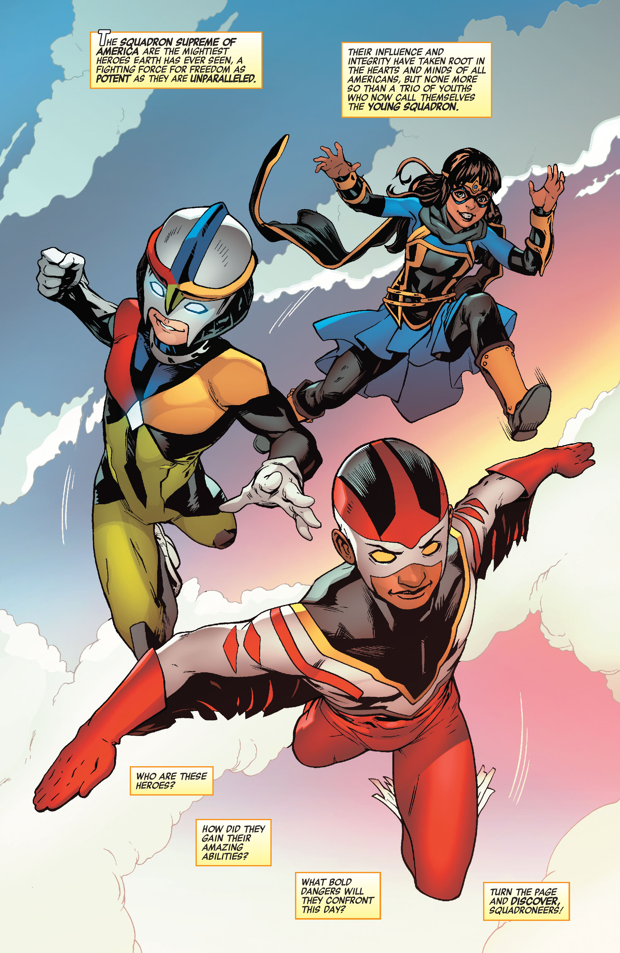 Read online Heroes Reborn: One-Shots comic -  Issue # Young Squadron - 2