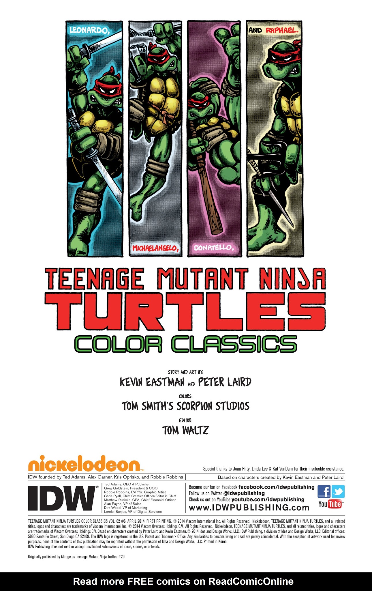 Read online Teenage Mutant Ninja Turtles Color Classics (2013) comic -  Issue #6 - 2