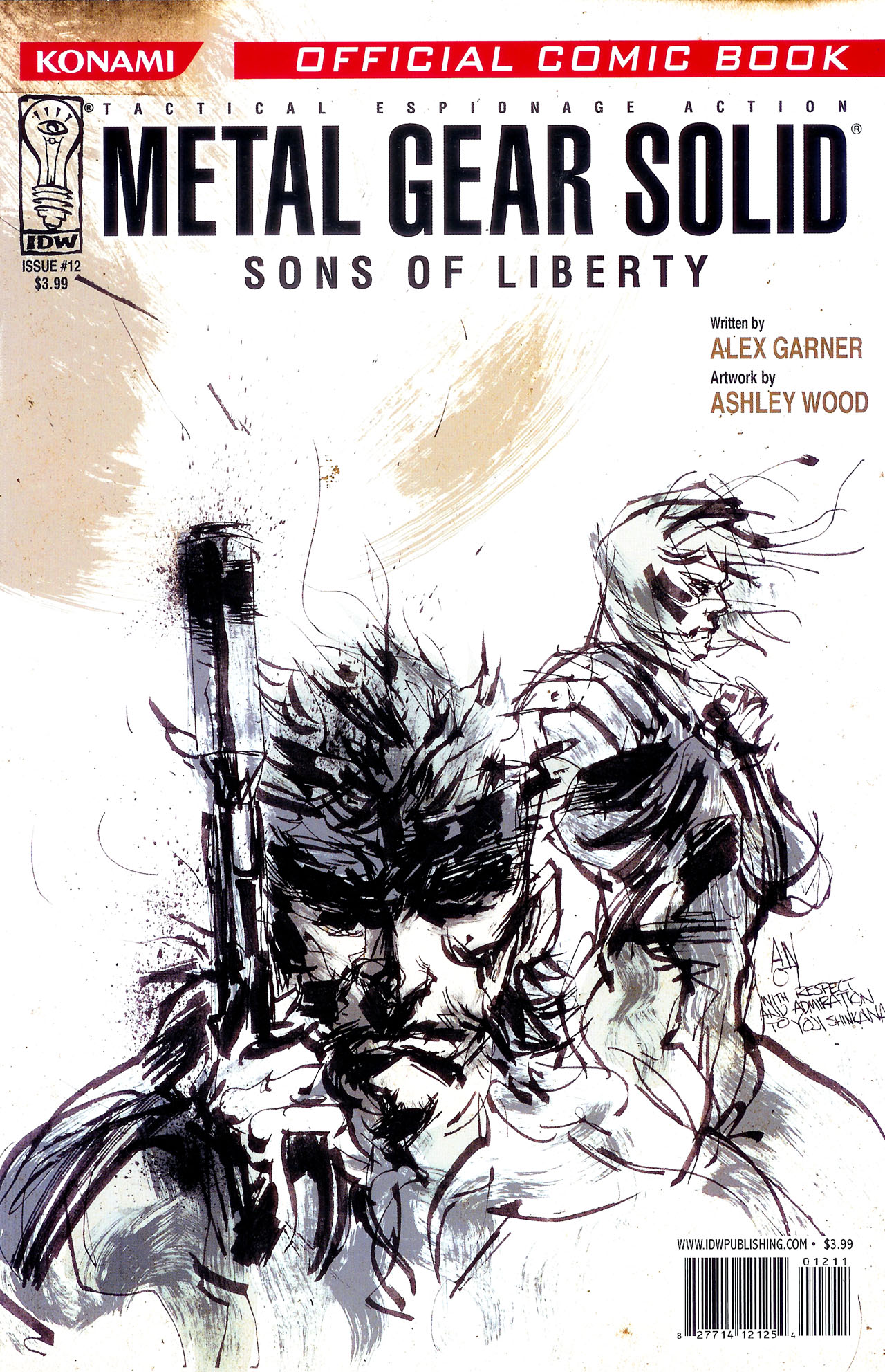Read online Metal Gear Solid: Sons of Liberty comic -  Issue #12 - 1
