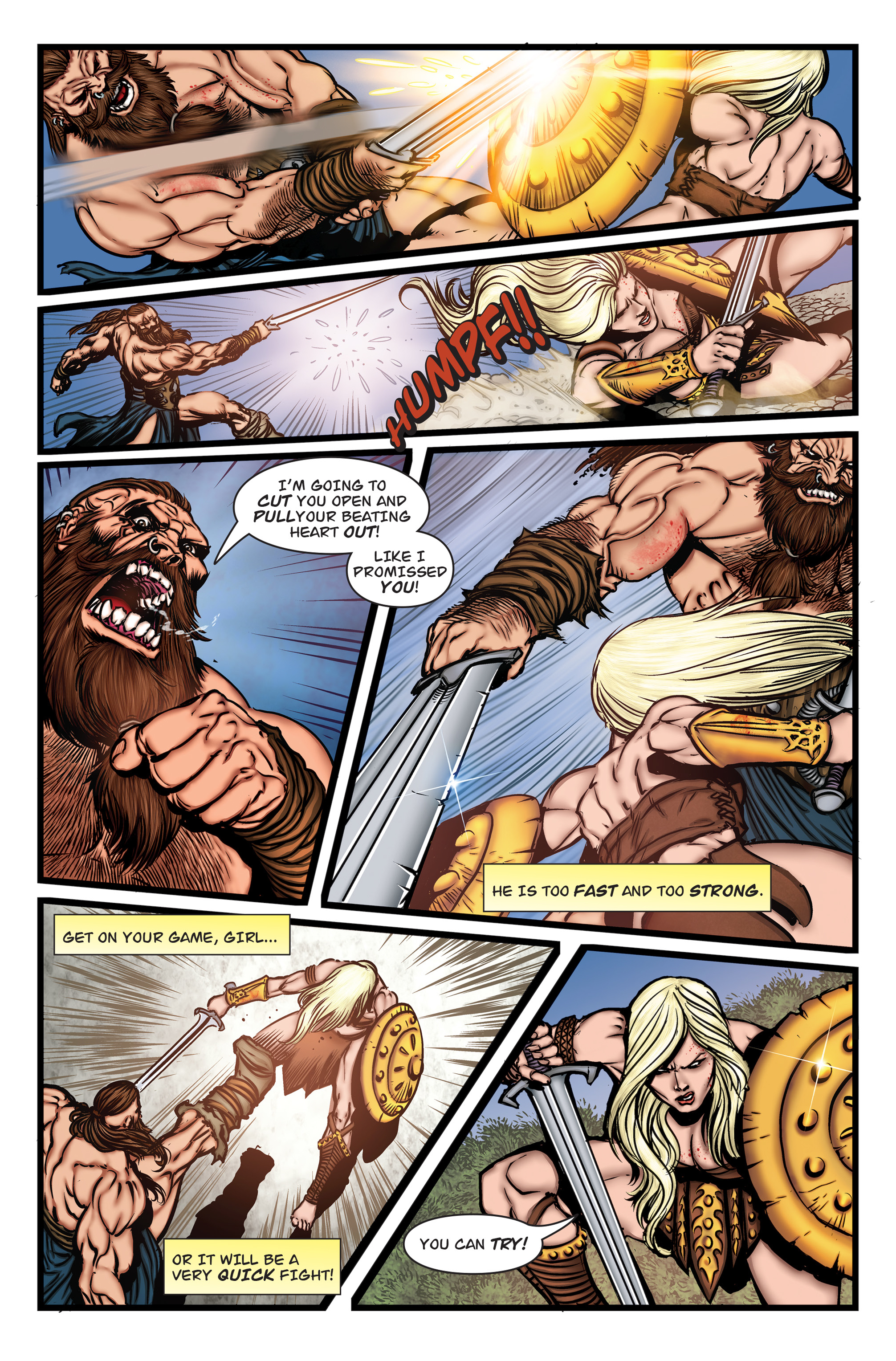 Read online Arhian: Head Huntress comic -  Issue #5 - 31