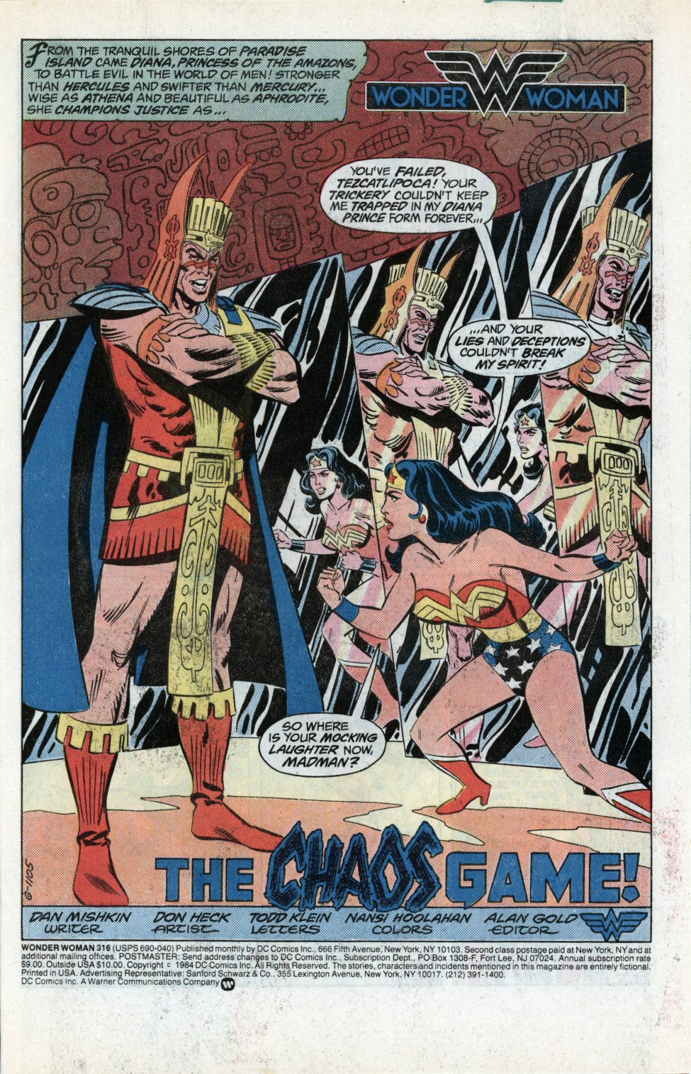 Read online Wonder Woman (1942) comic -  Issue #316 - 3