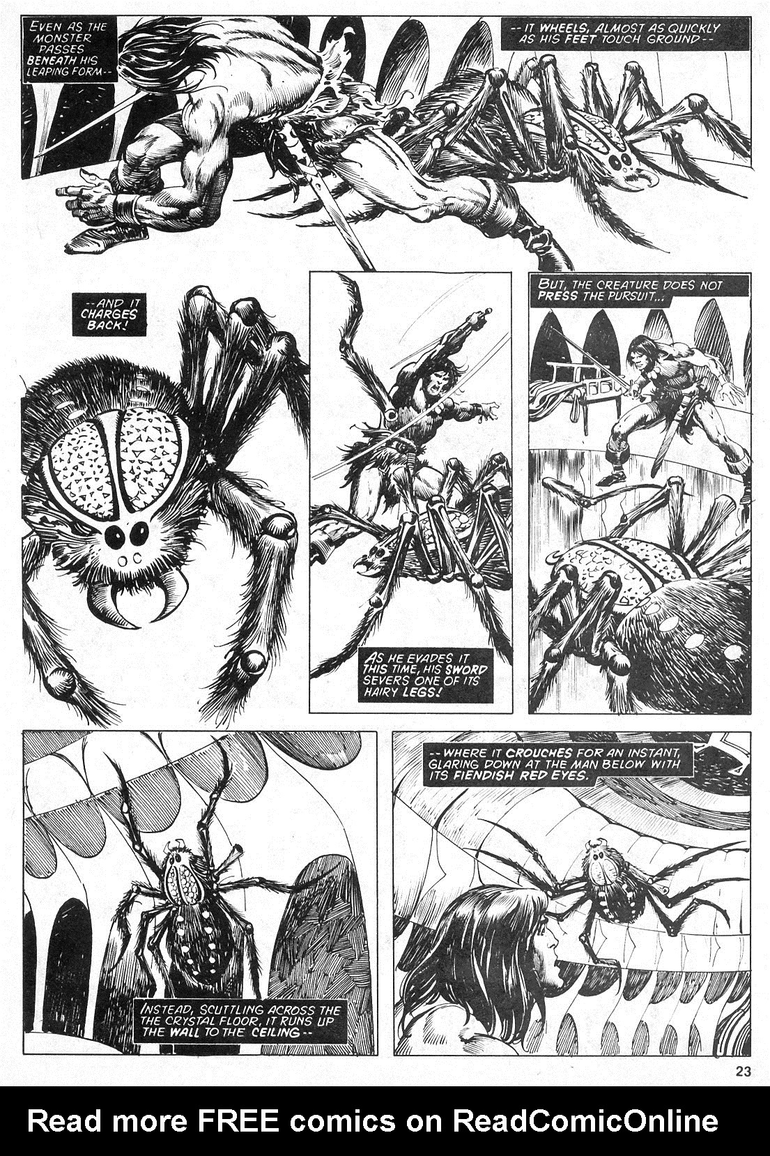 Read online The Savage Sword Of Conan comic -  Issue #24 - 23