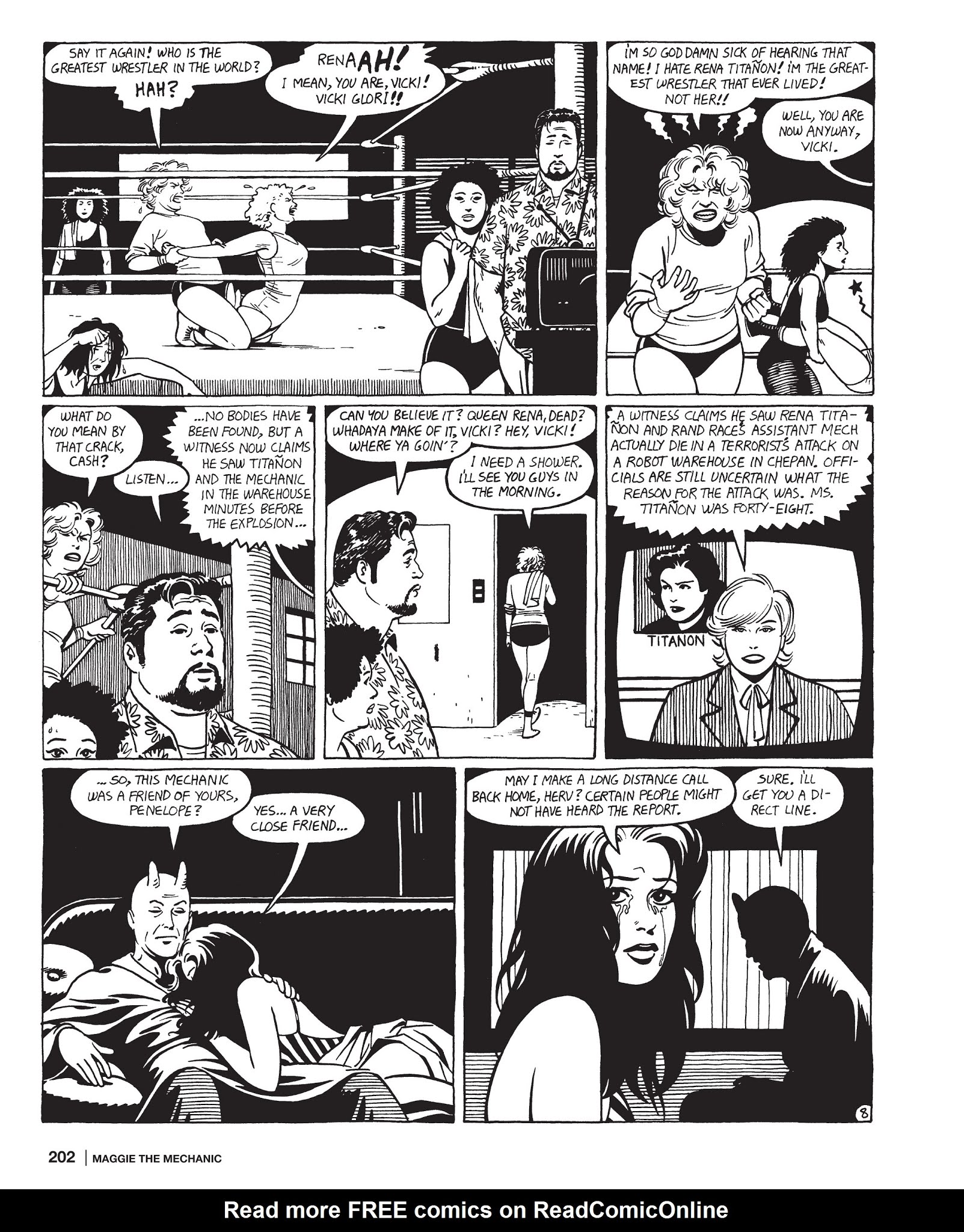 Read online Maggie the Mechanic: The Love & Rockets Library - Locas comic -  Issue # TPB (Part 3) - 13