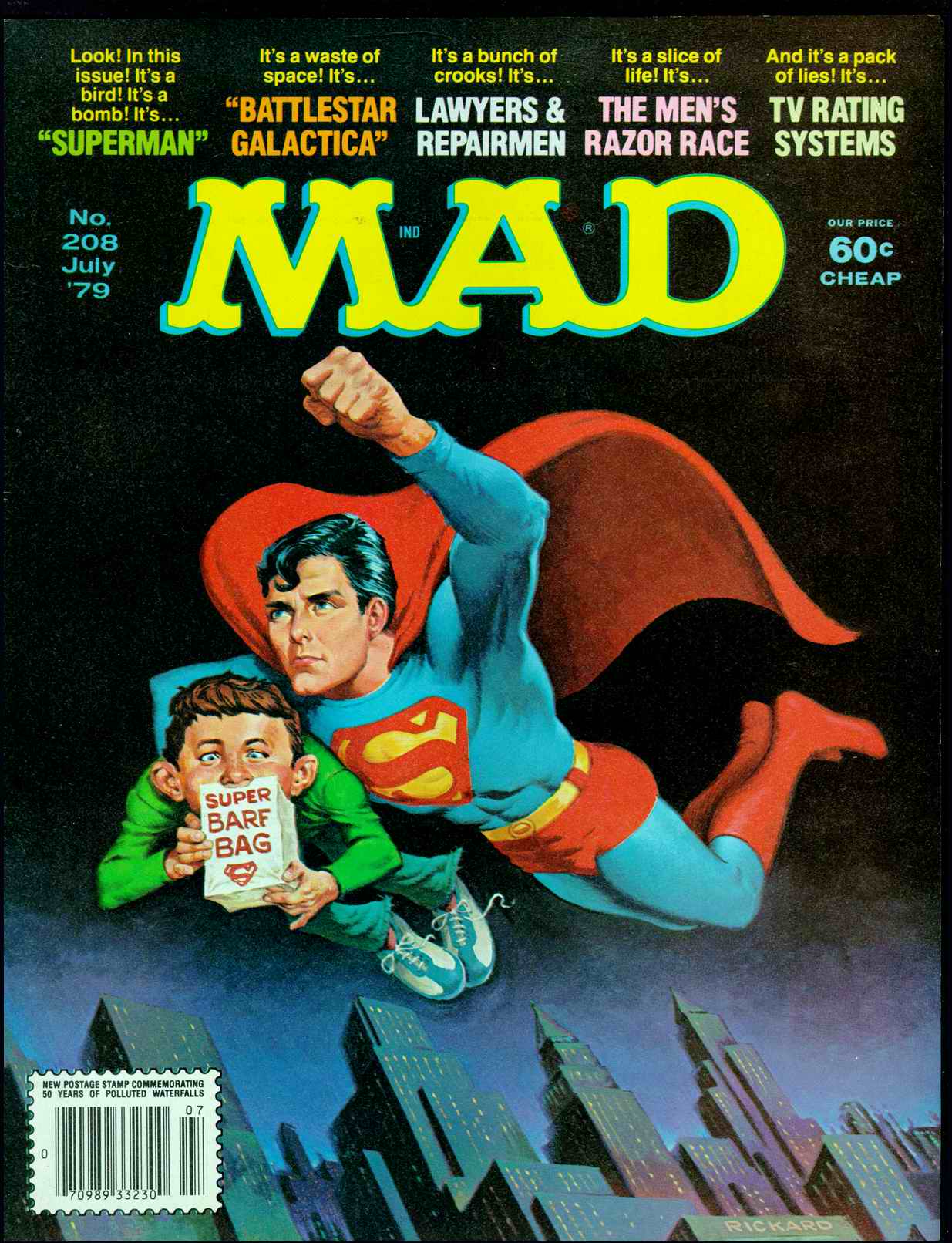 Read online MAD comic -  Issue #208 - 1