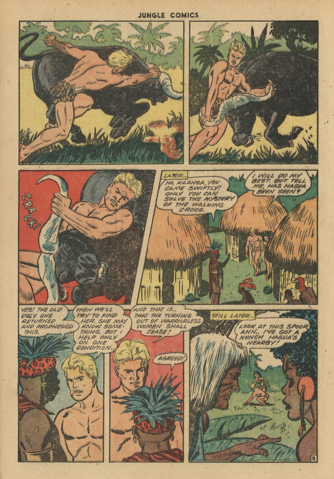 Read online Jungle Comics comic -  Issue #54 - 10
