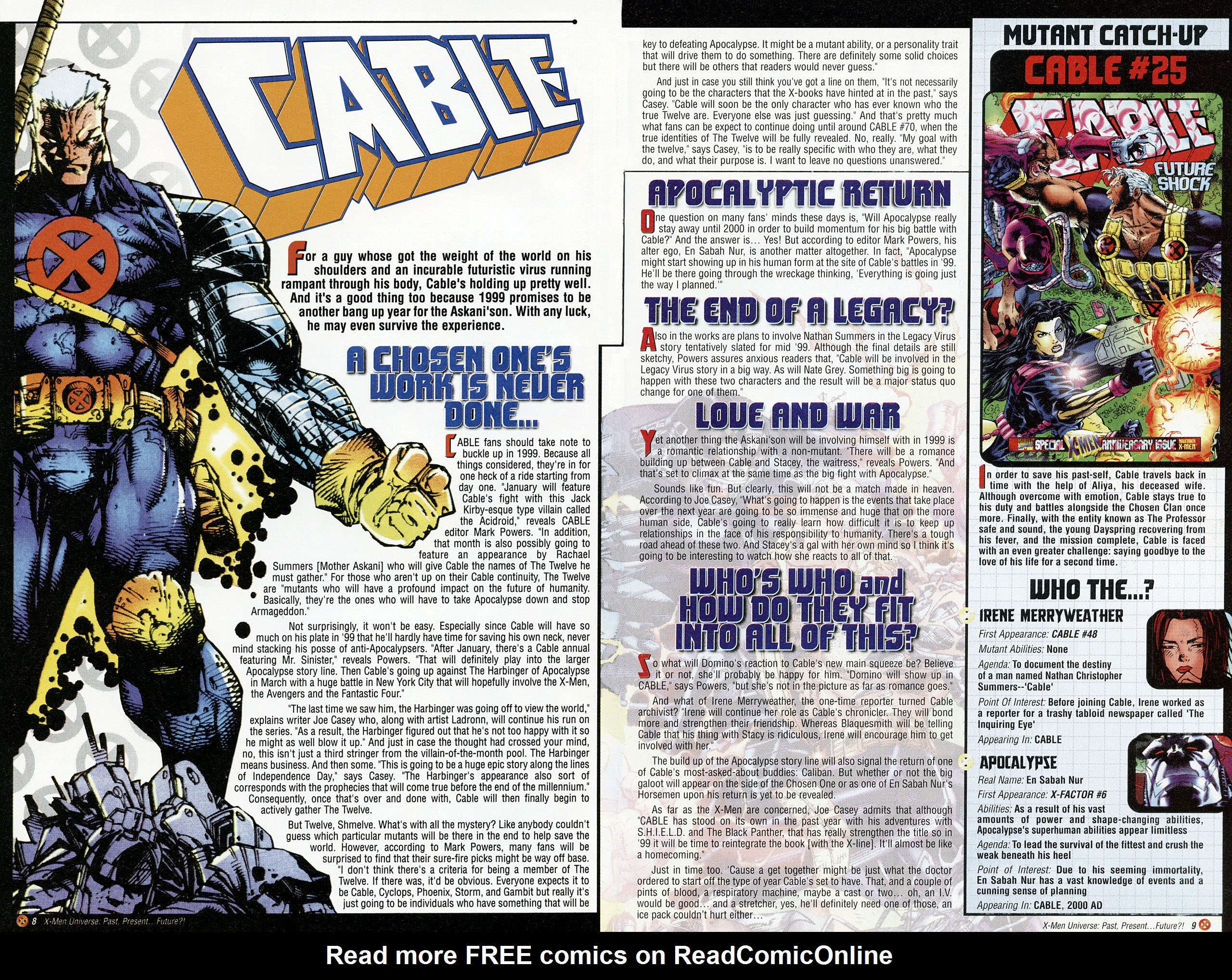 Read online X-Men Universe: Past, Present and Future comic -  Issue # Full - 8