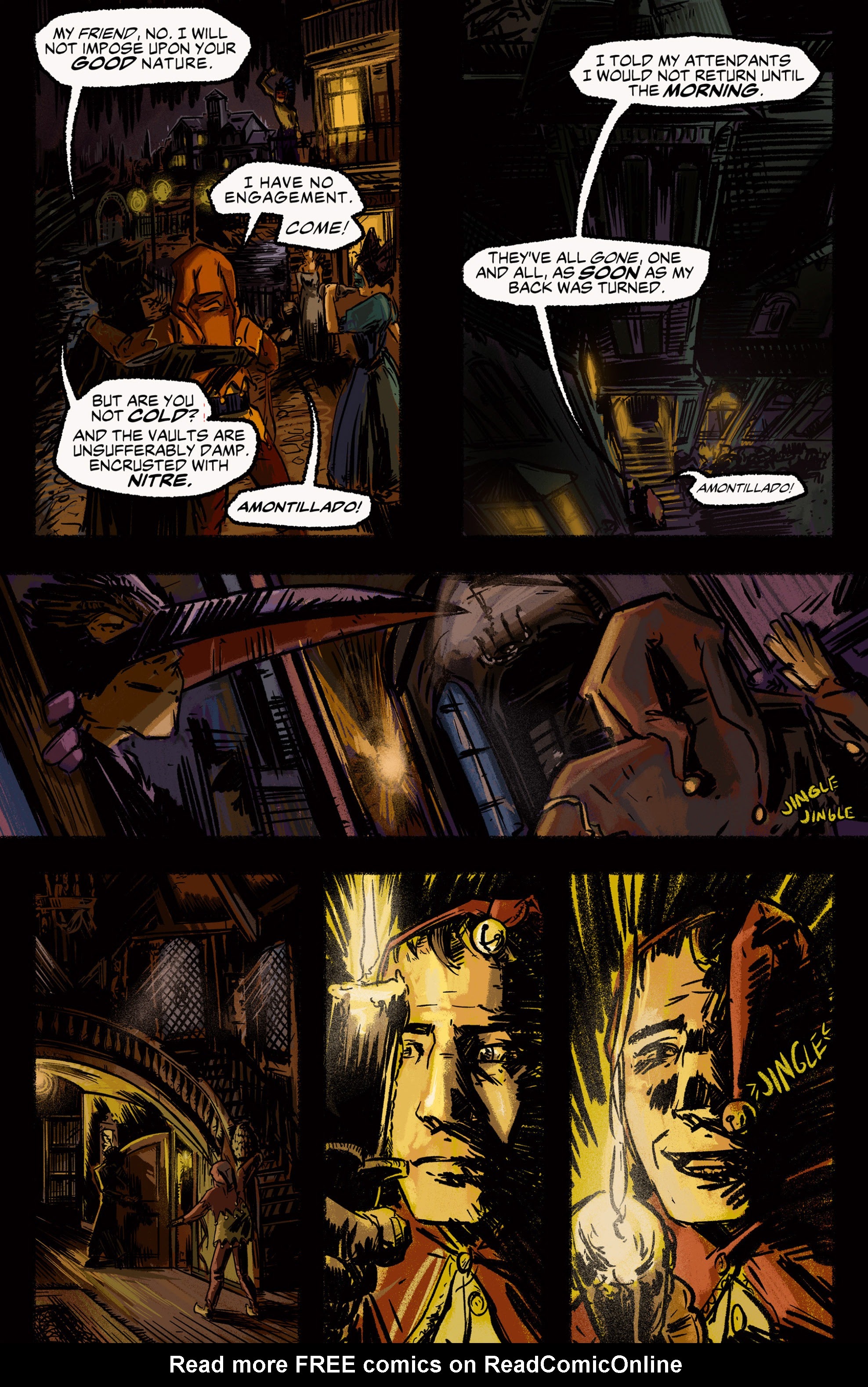 Read online The Cask of Amontillado comic -  Issue # Full - 6