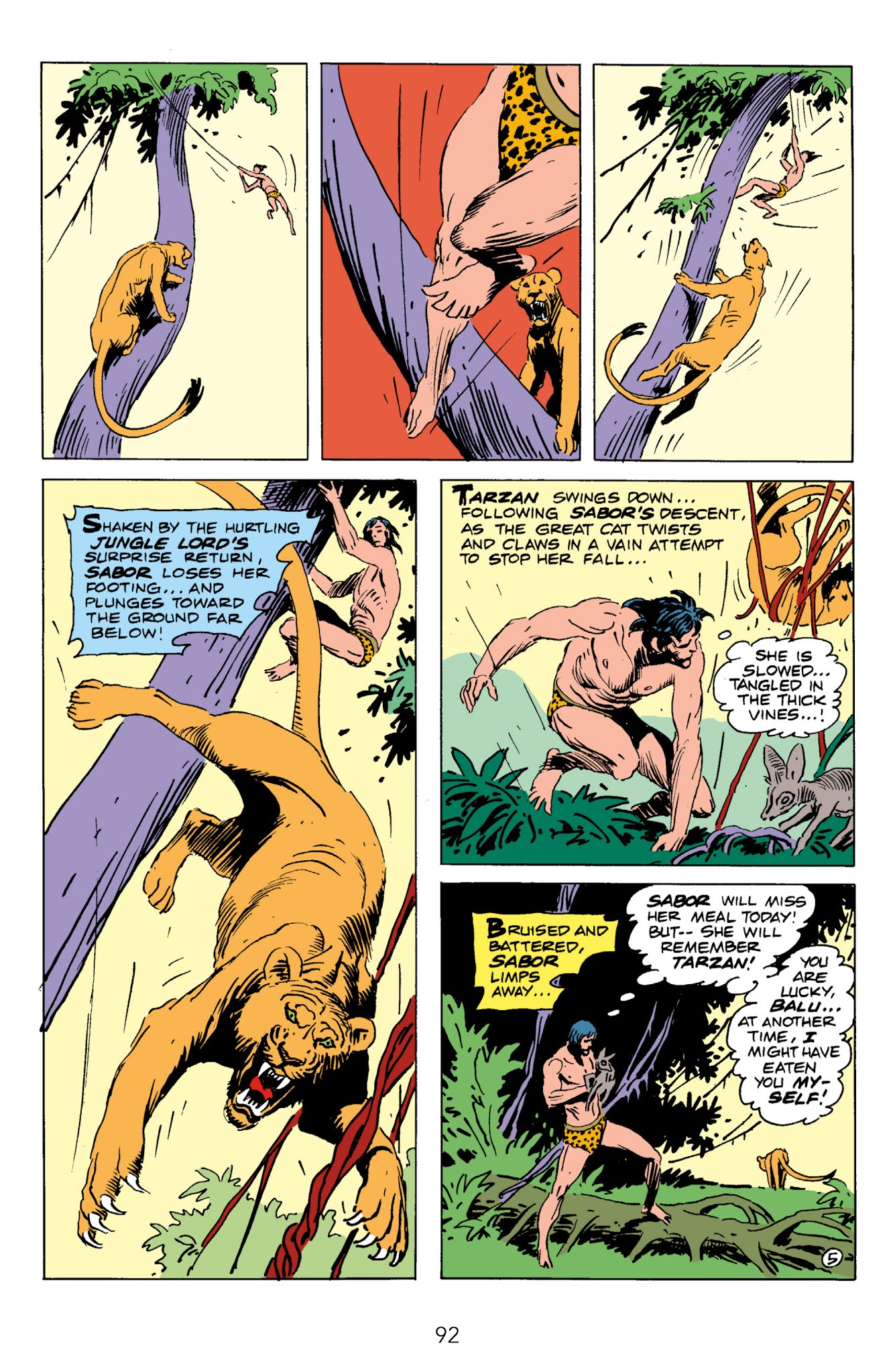 Read online Edgar Rice Burroughs' Tarzan The Joe Kubert Years comic -  Issue # TPB 3 (Part 1) - 93
