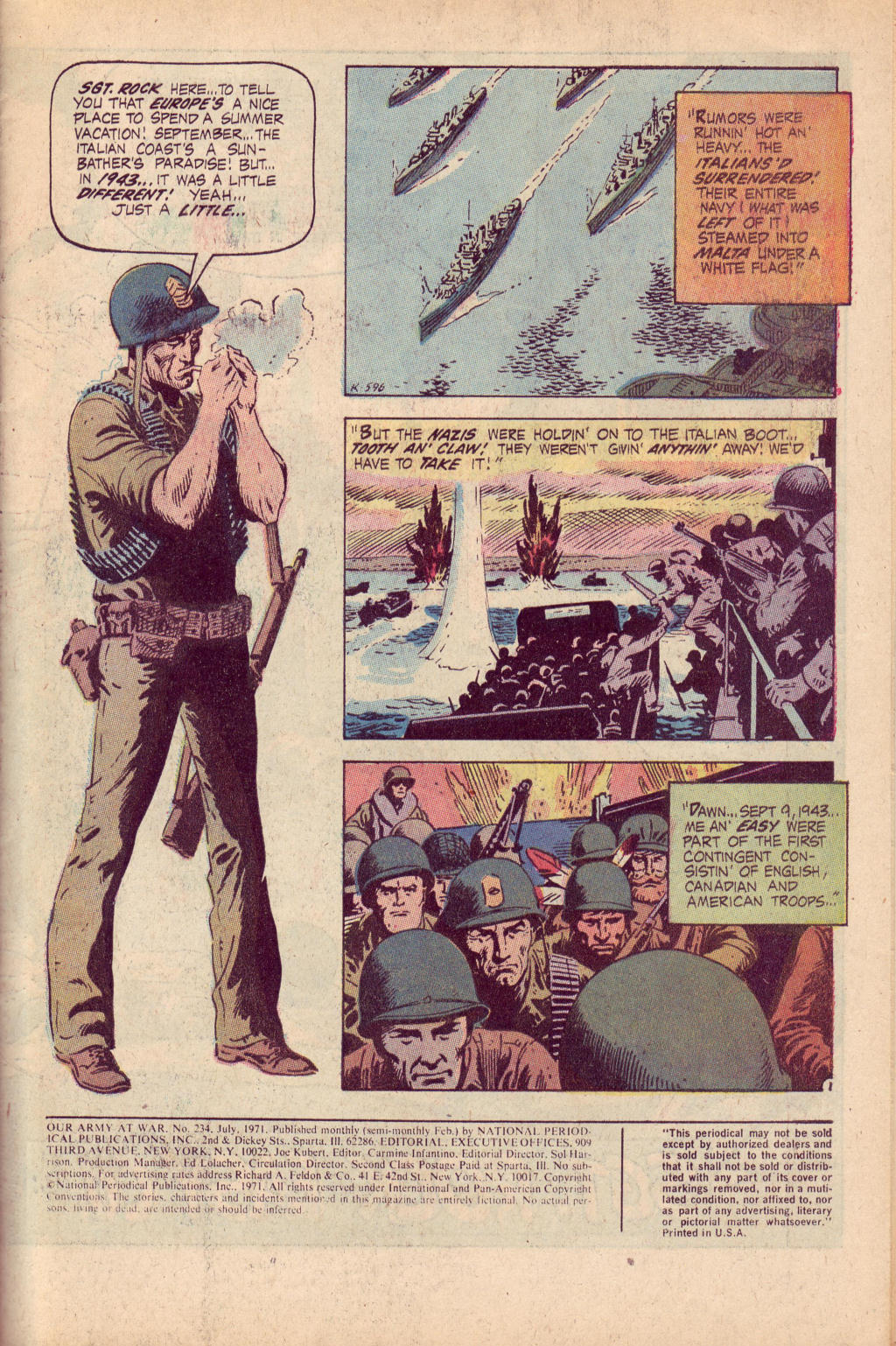 Read online Our Army at War (1952) comic -  Issue #234 - 3