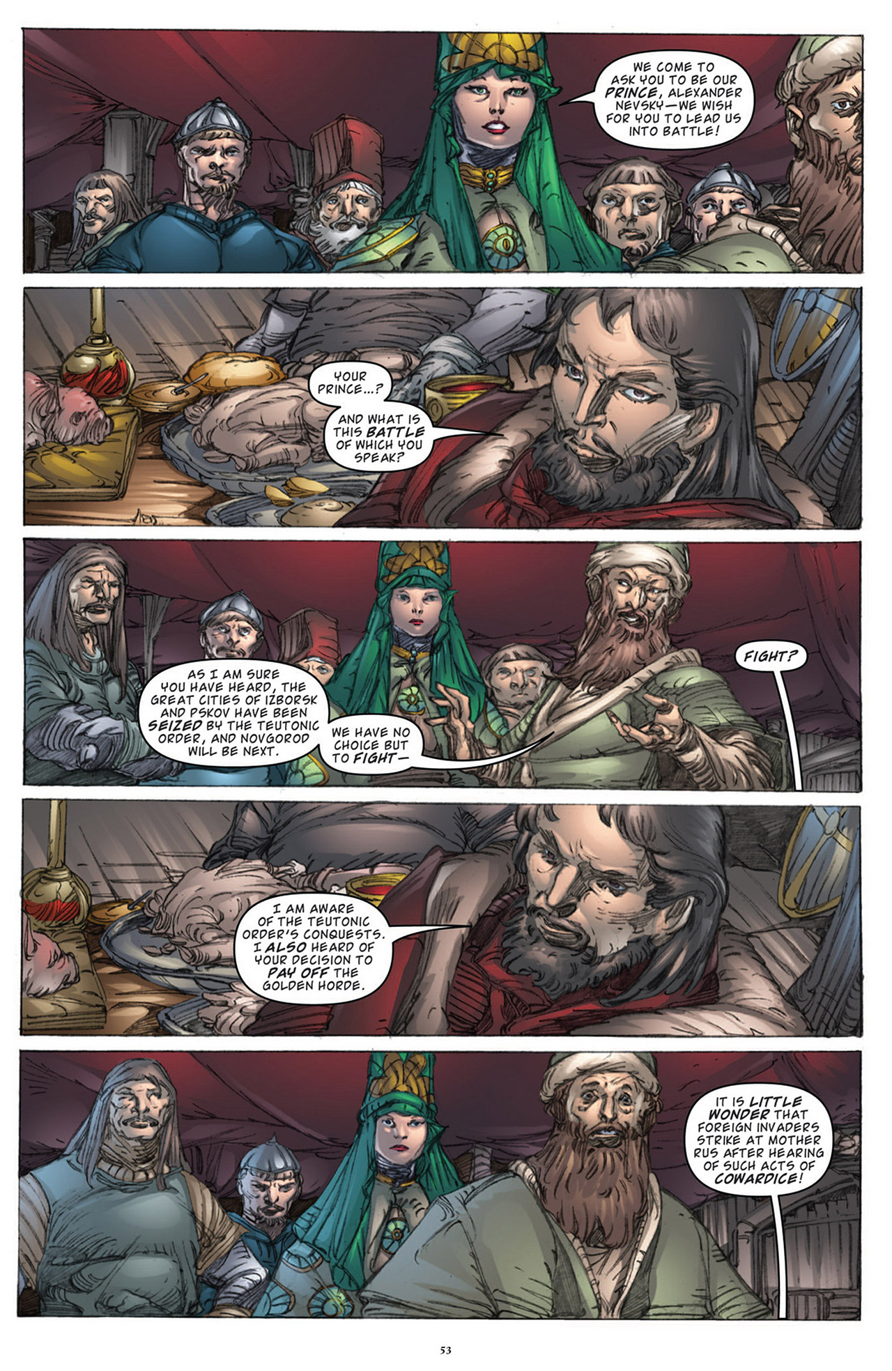 Read online Nevsky: A Hero of the People comic -  Issue # TPB - 53