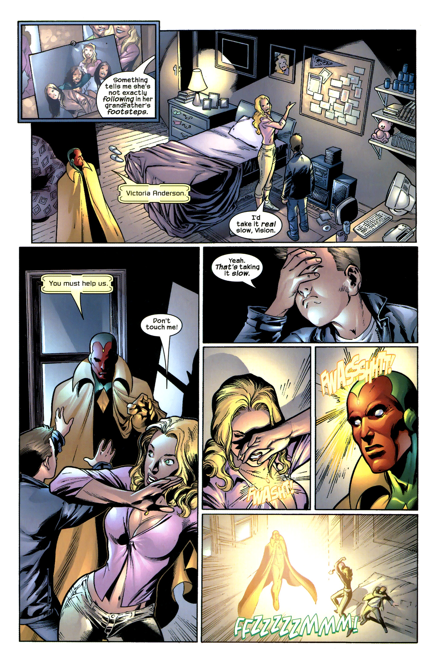 Read online Avengers Icons: The Vision comic -  Issue #3 - 16