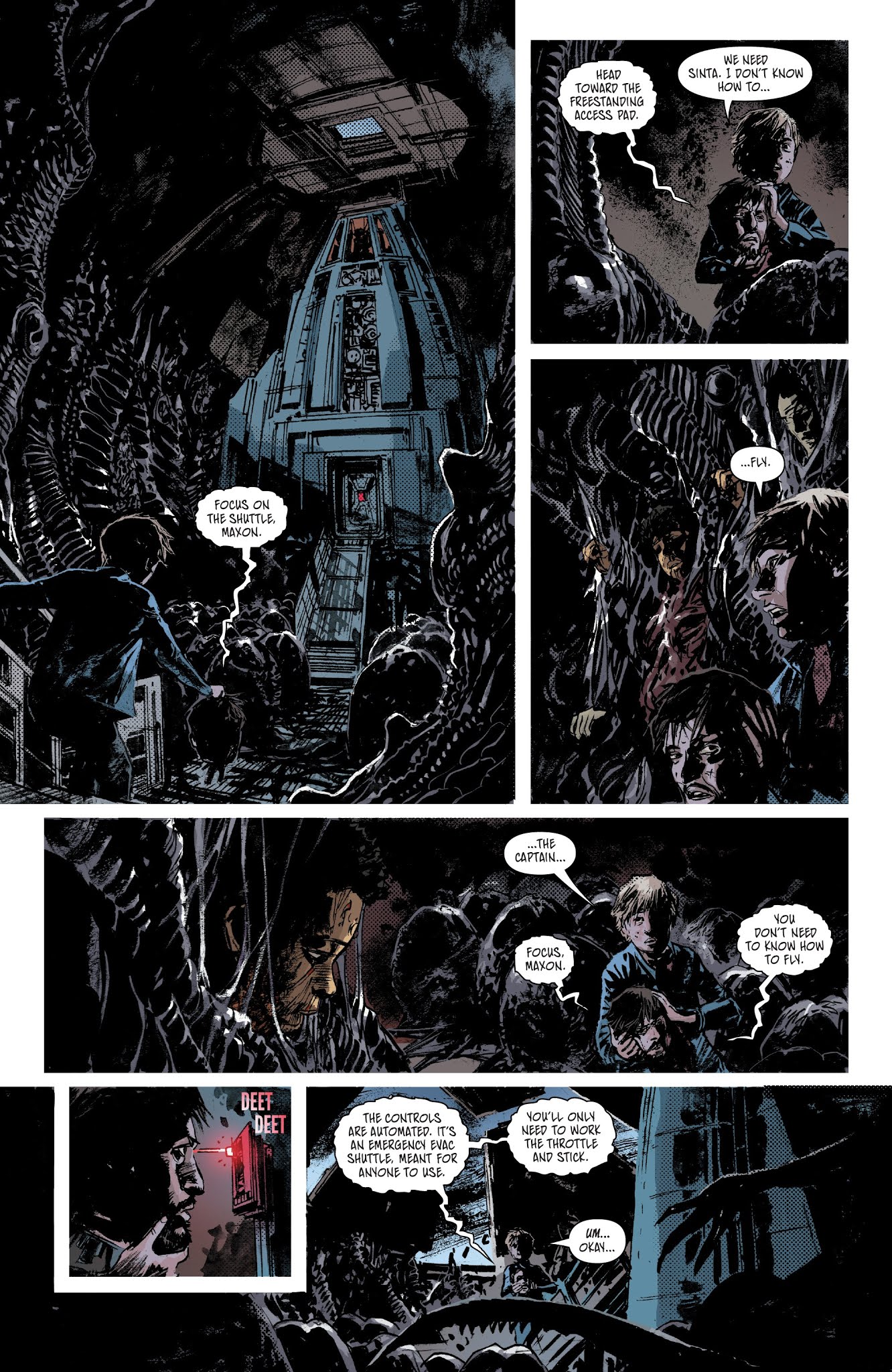 Read online Aliens: Dust To Dust comic -  Issue #4 - 18