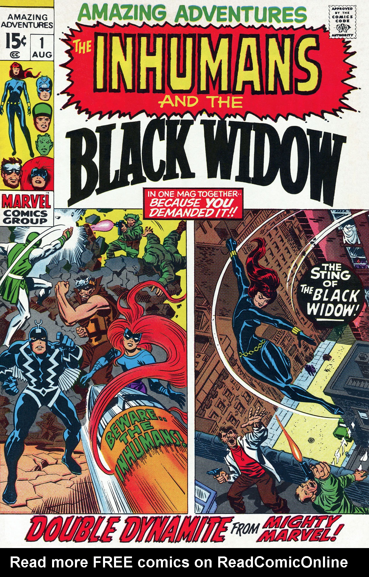 Read online Amazing Adventures (1970) comic -  Issue #1 - 1